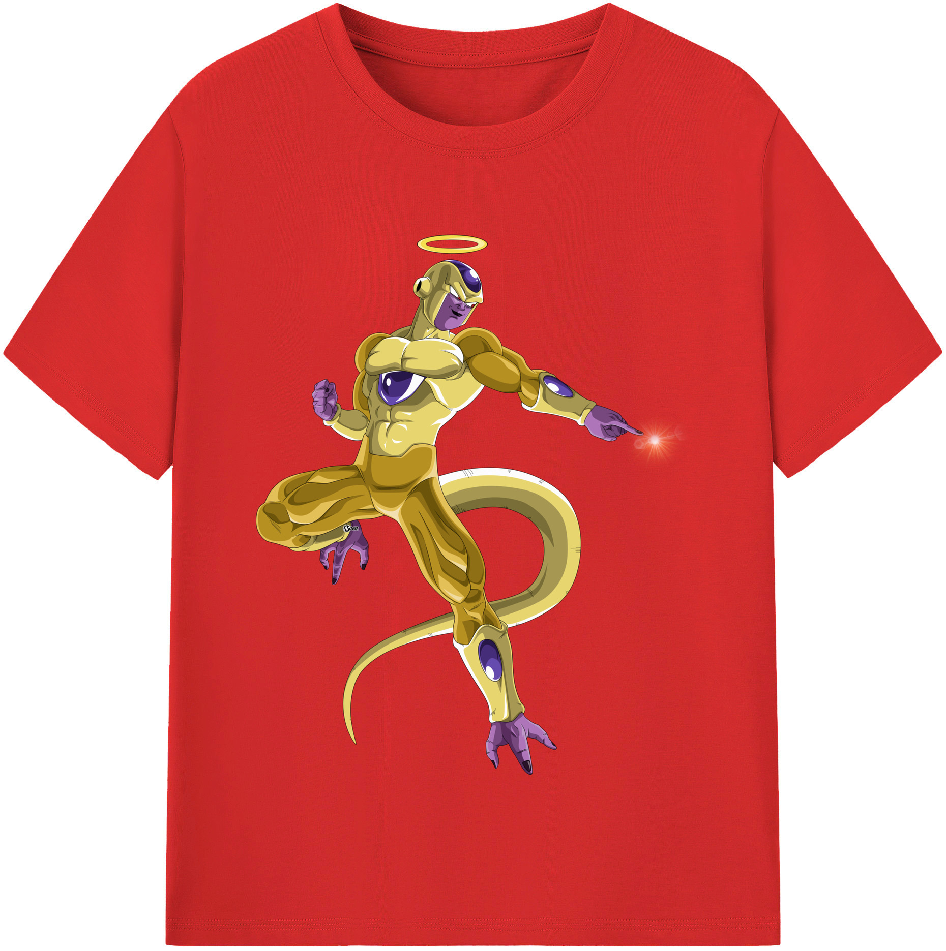 （画像用） ドラゴンボール フリーザ DRAGON BALL Frieza レディースカジュアルプリントTシャツ（綿100％）