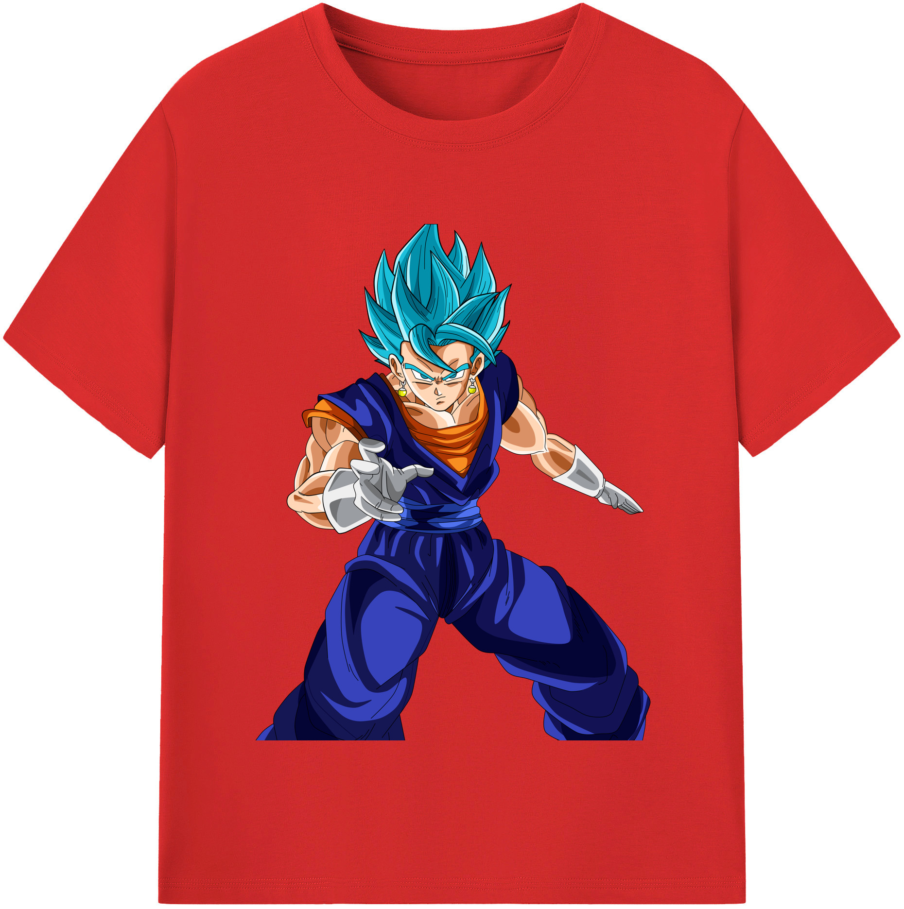 （画像用） ドラゴンボール ベジット DRAGON BALL Vegetto レディースカジュアルプリントTシャツ（綿100％）