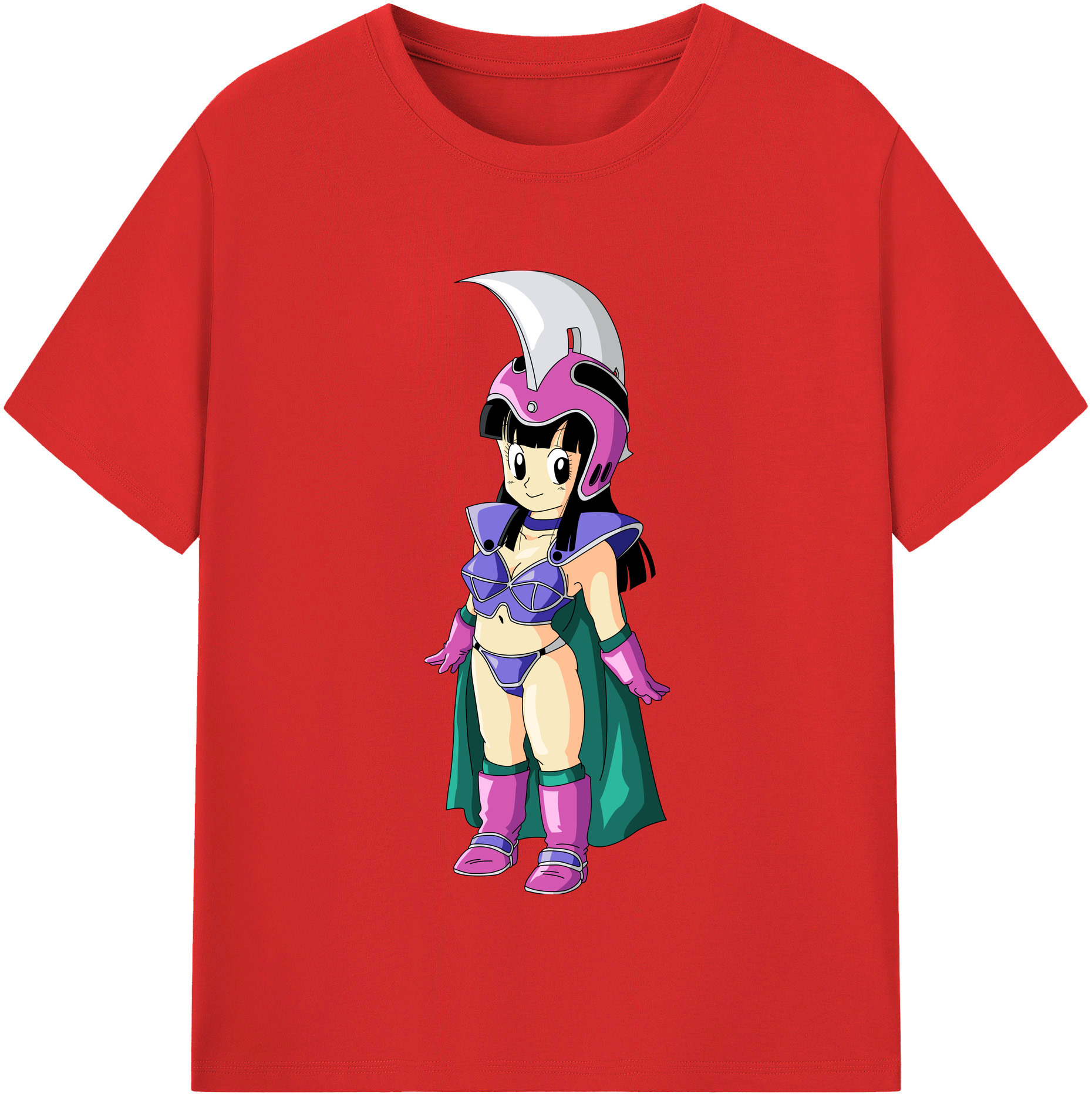 （画像用） ドラゴンボール チチ DRAGON BALL Chichi レディースカジュアルプリントTシャツ（綿100％）