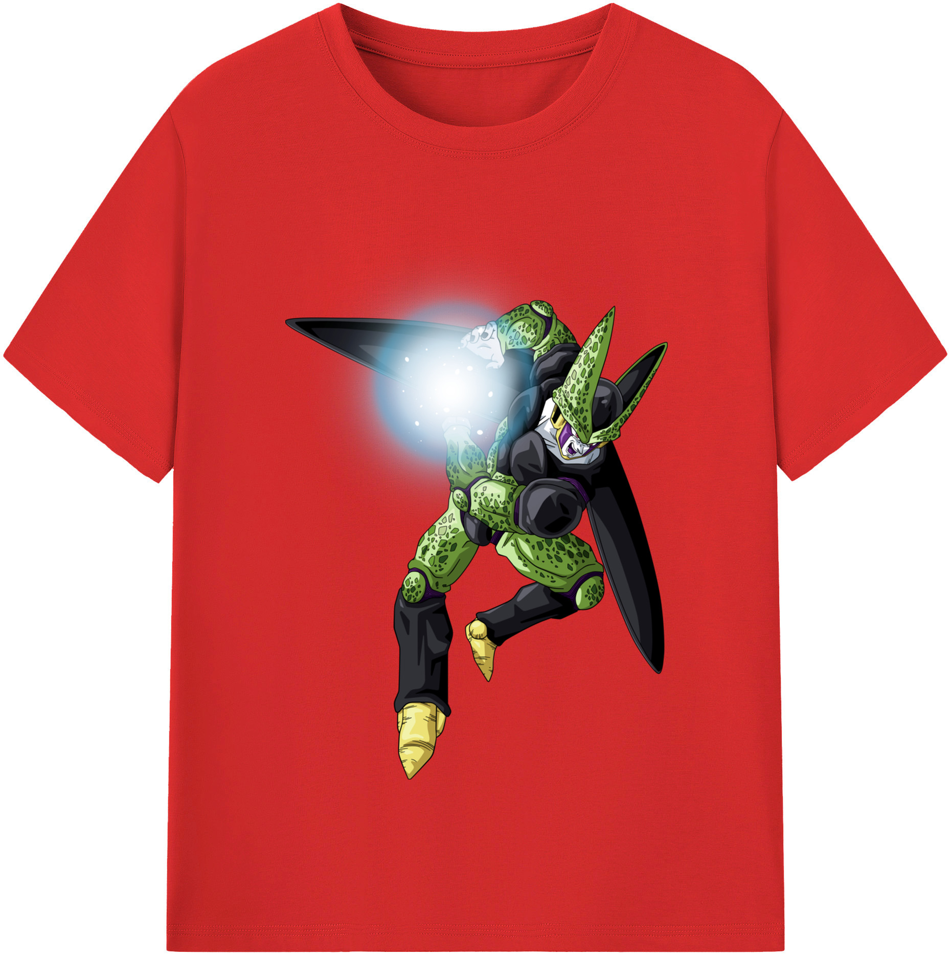 （画像用） ドラゴンボール セル DRAGON BALL Cell レディースカジュアルプリントTシャツ（綿100％）