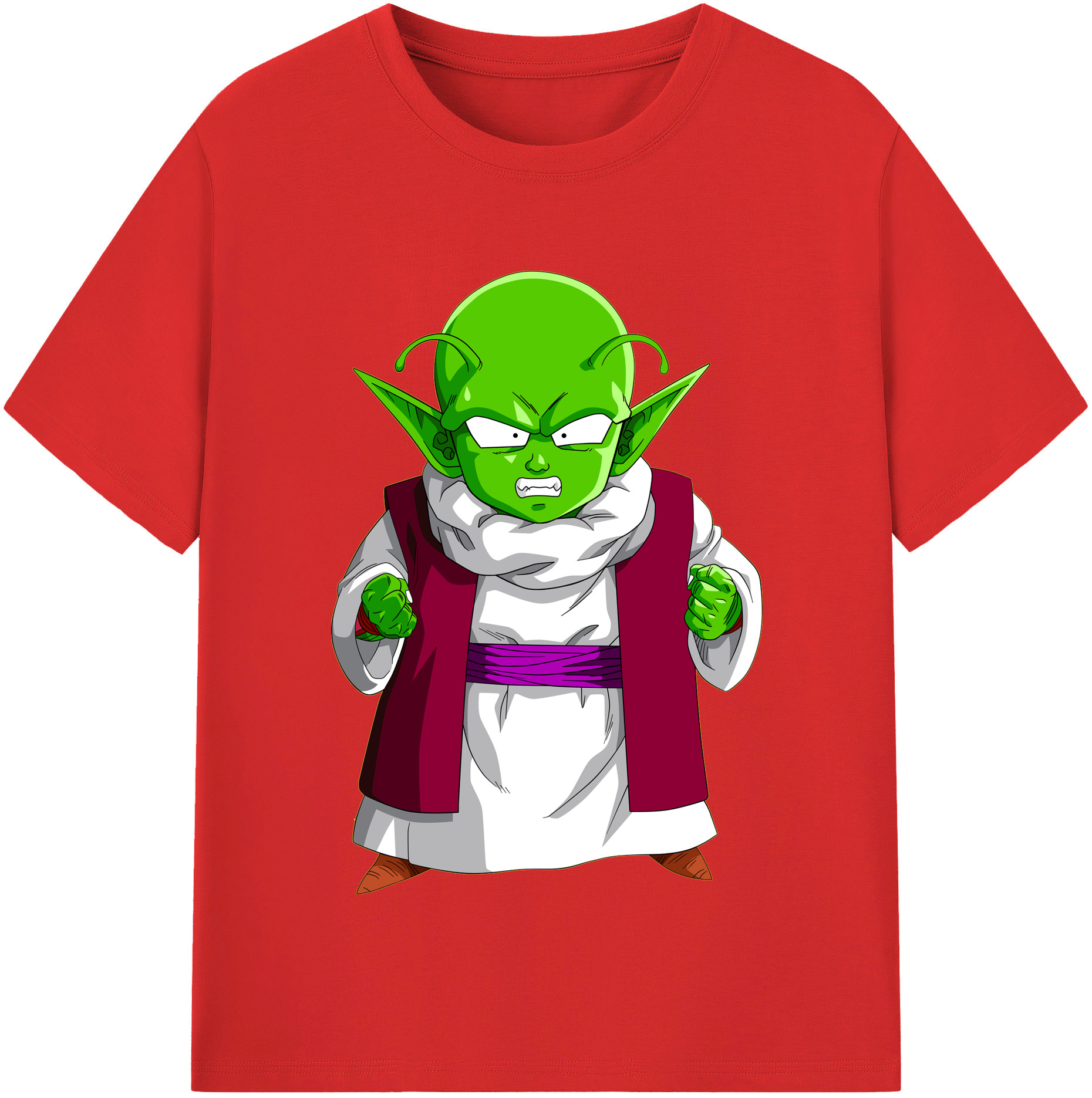 （画像用） ドラゴンボール ピッコロ DRAGON BALL Piccolo レディースカジュアルプリントTシャツ（綿100％）