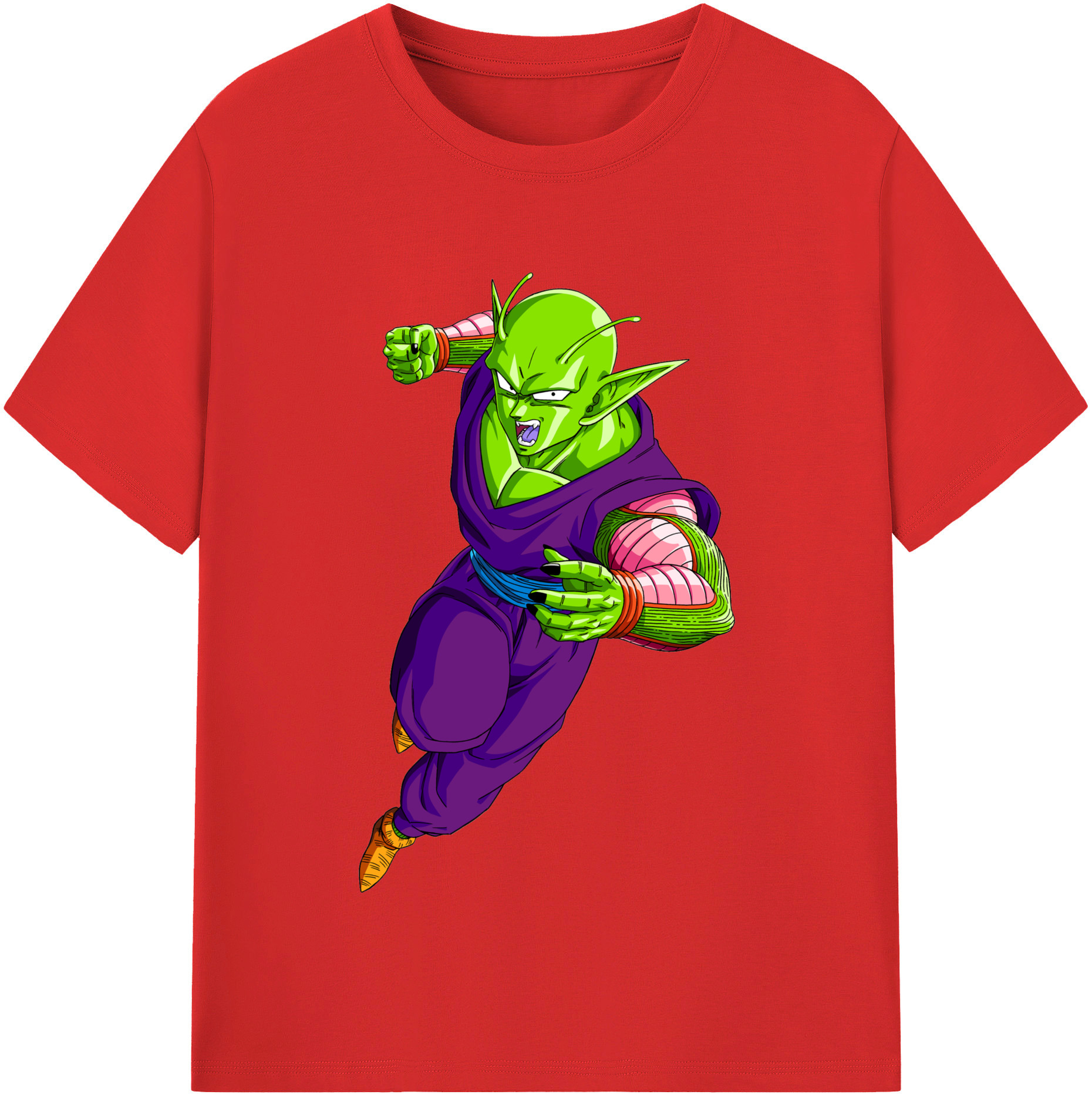 （画像用） ドラゴンボール ピッコロ DRAGON BALL Piccolo レディースカジュアルプリントTシャツ（綿100％）