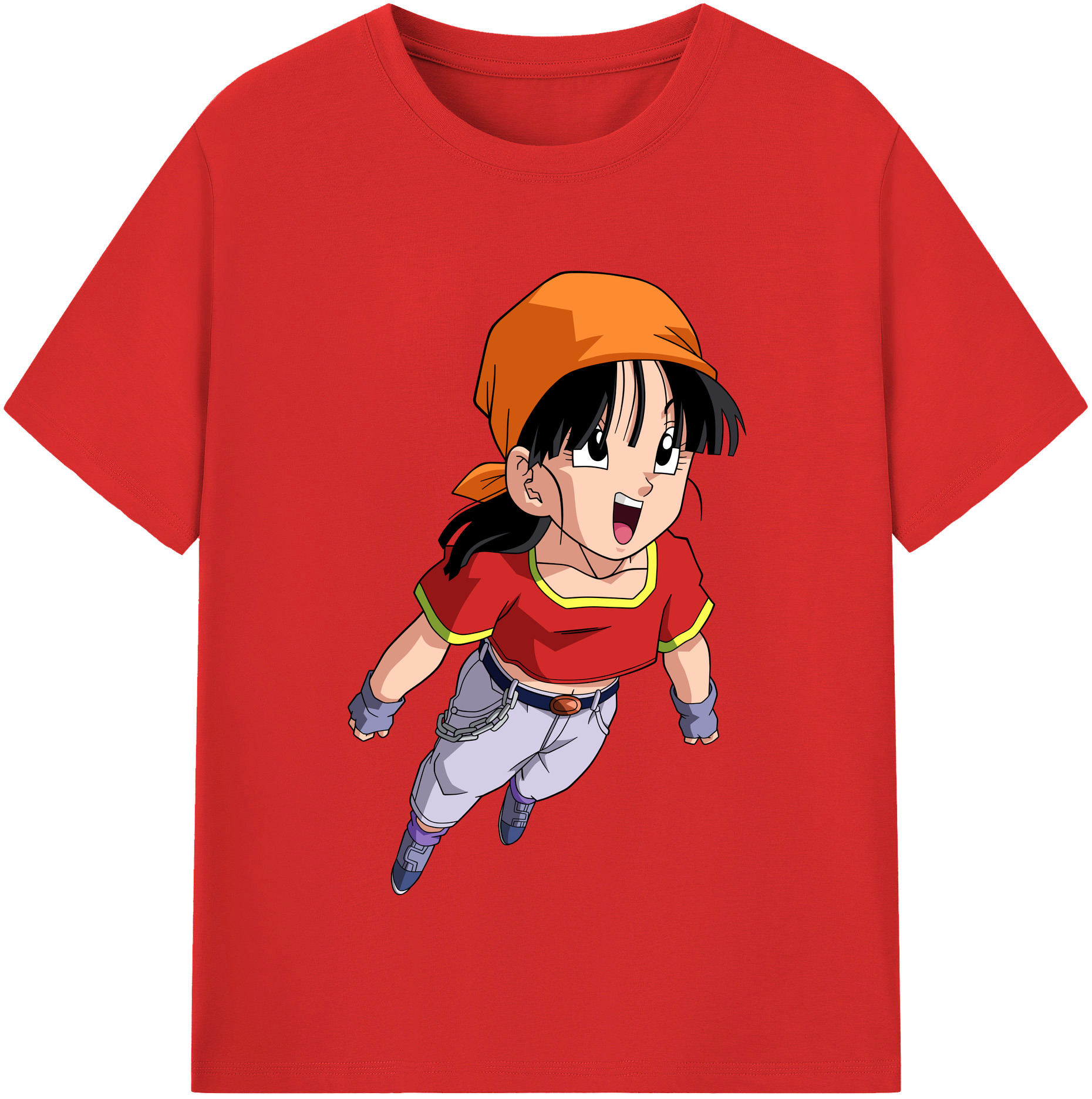 （画像用） ドラゴンボール パン DRAGON BALL Pan レディースカジュアルプリントTシャツ（綿100％）