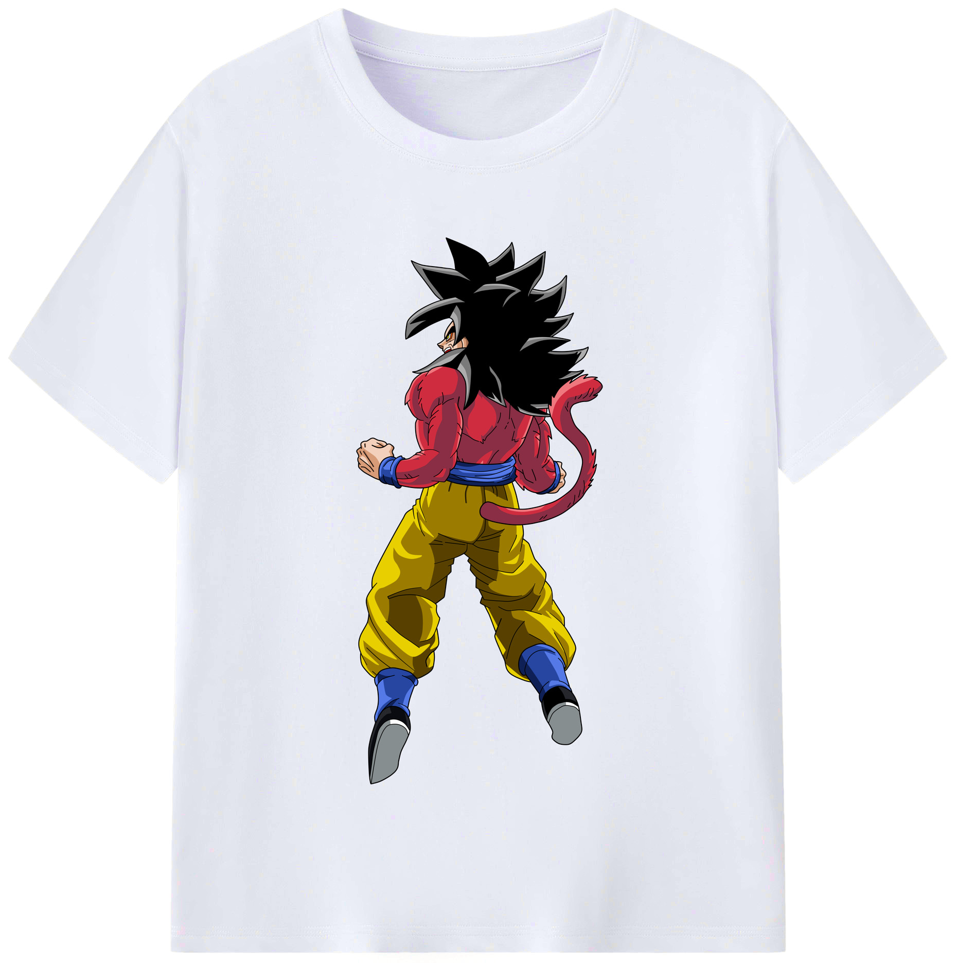 （画像用） ドラゴンボール 孫悟空（そん ごくう）Son Goku カカロット DRAGON BALL Kakarotto レディースカジュアルプリントTシャツ（綿100％）