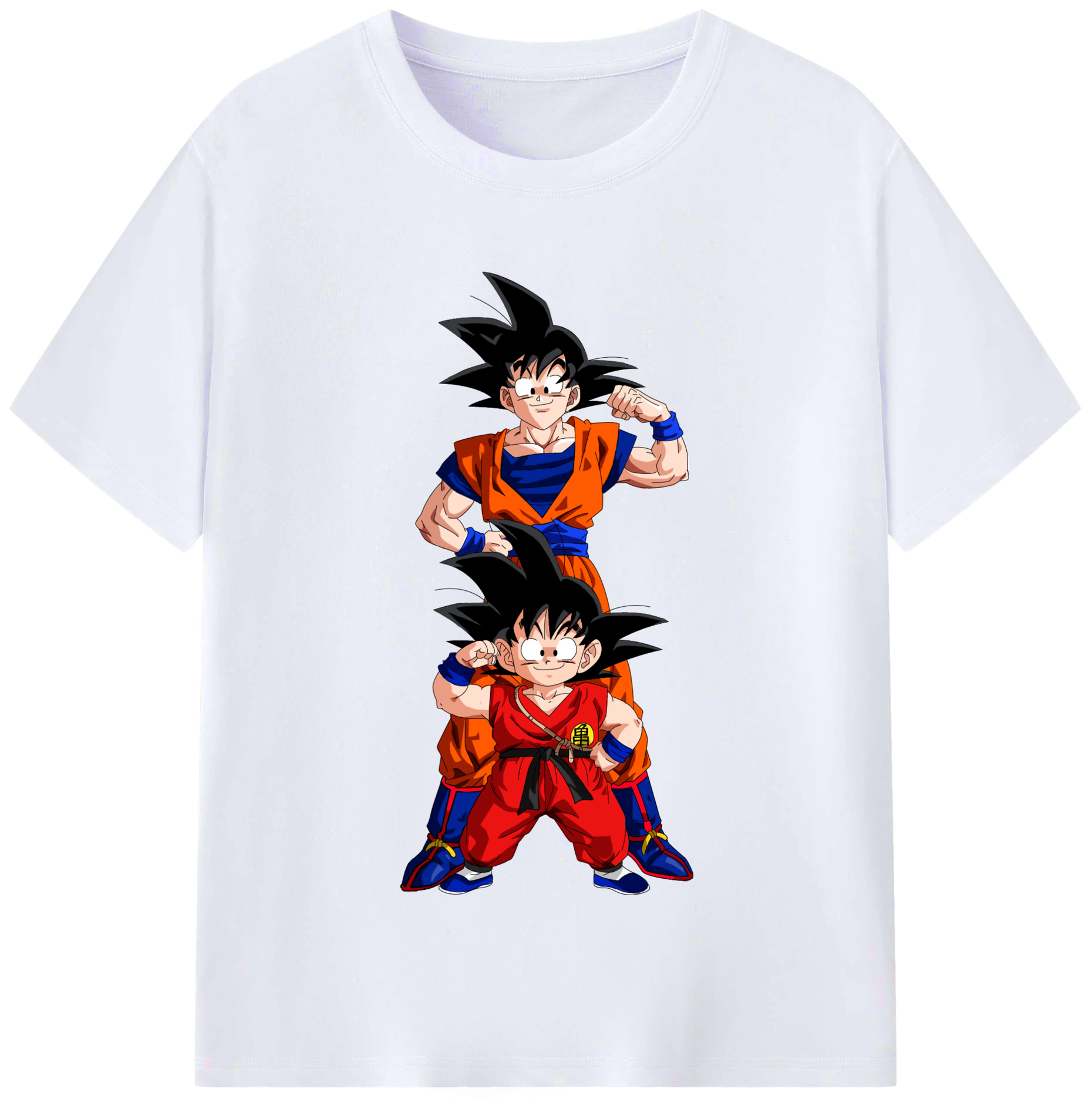 （画像用） ドラゴンボール 孫悟空（そん ごくう）Son Goku カカロット DRAGON BALL Kakarotto レディースカジュアルプリントTシャツ（綿100％）