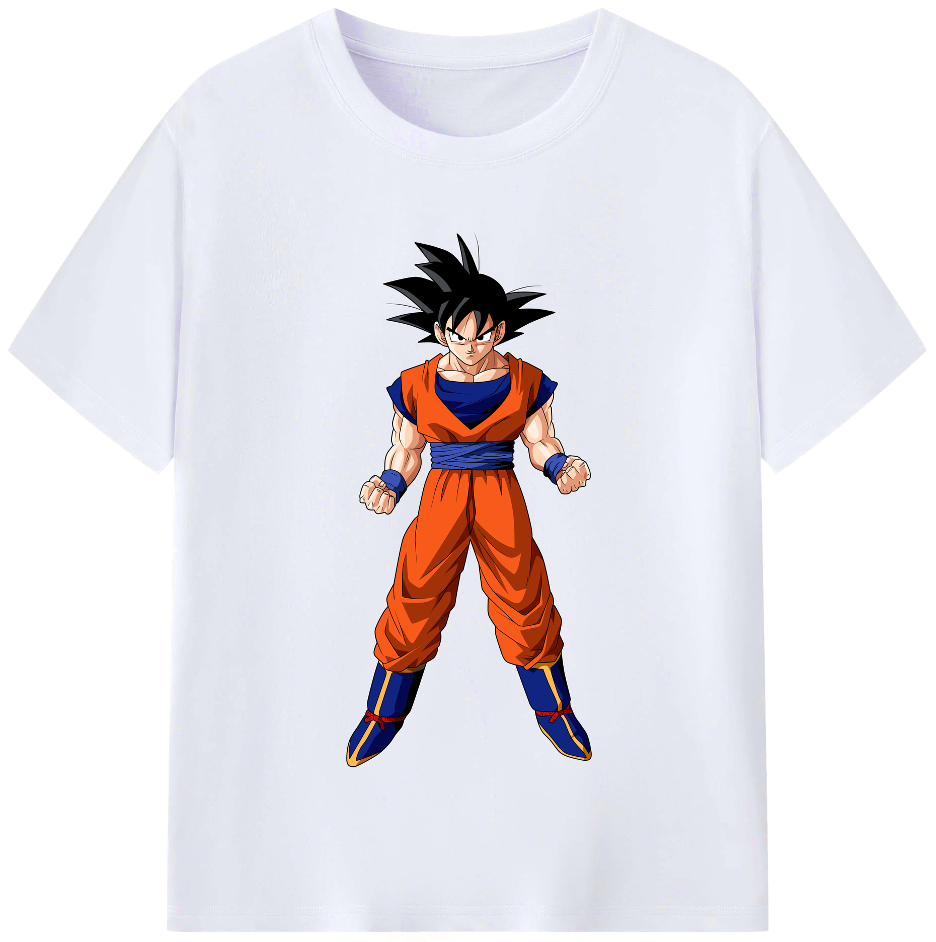（画像用） ドラゴンボール 孫悟空（そん ごくう）Son Goku カカロット DRAGON BALL Kakarotto レディースカジュアルプリントTシャツ（綿100％）