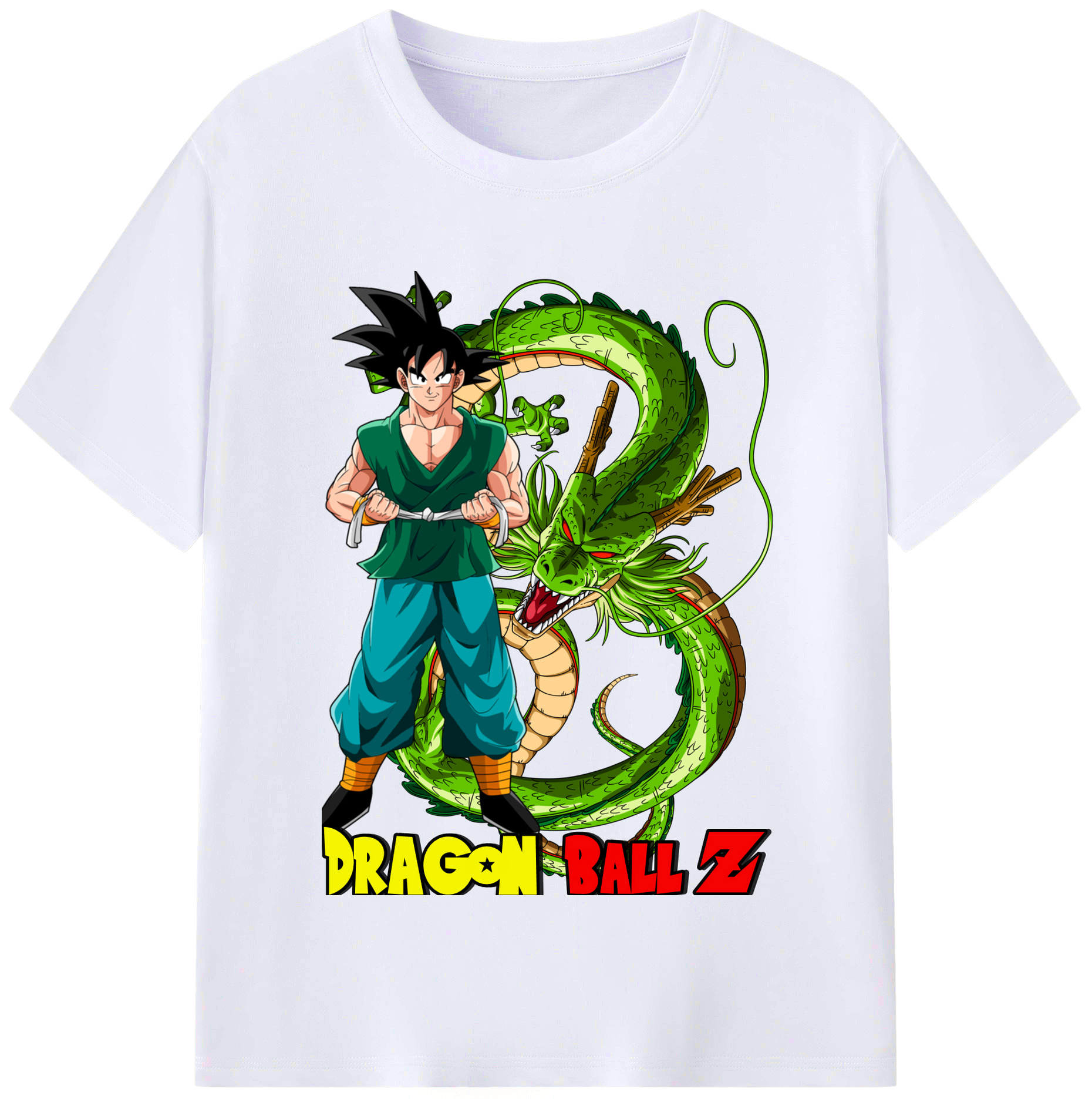 （画像用） ドラゴンボール 孫悟空（そん ごくう）Son Goku カカロット DRAGON BALL Kakarotto レディースカジュアルプリントTシャツ（綿100％）
