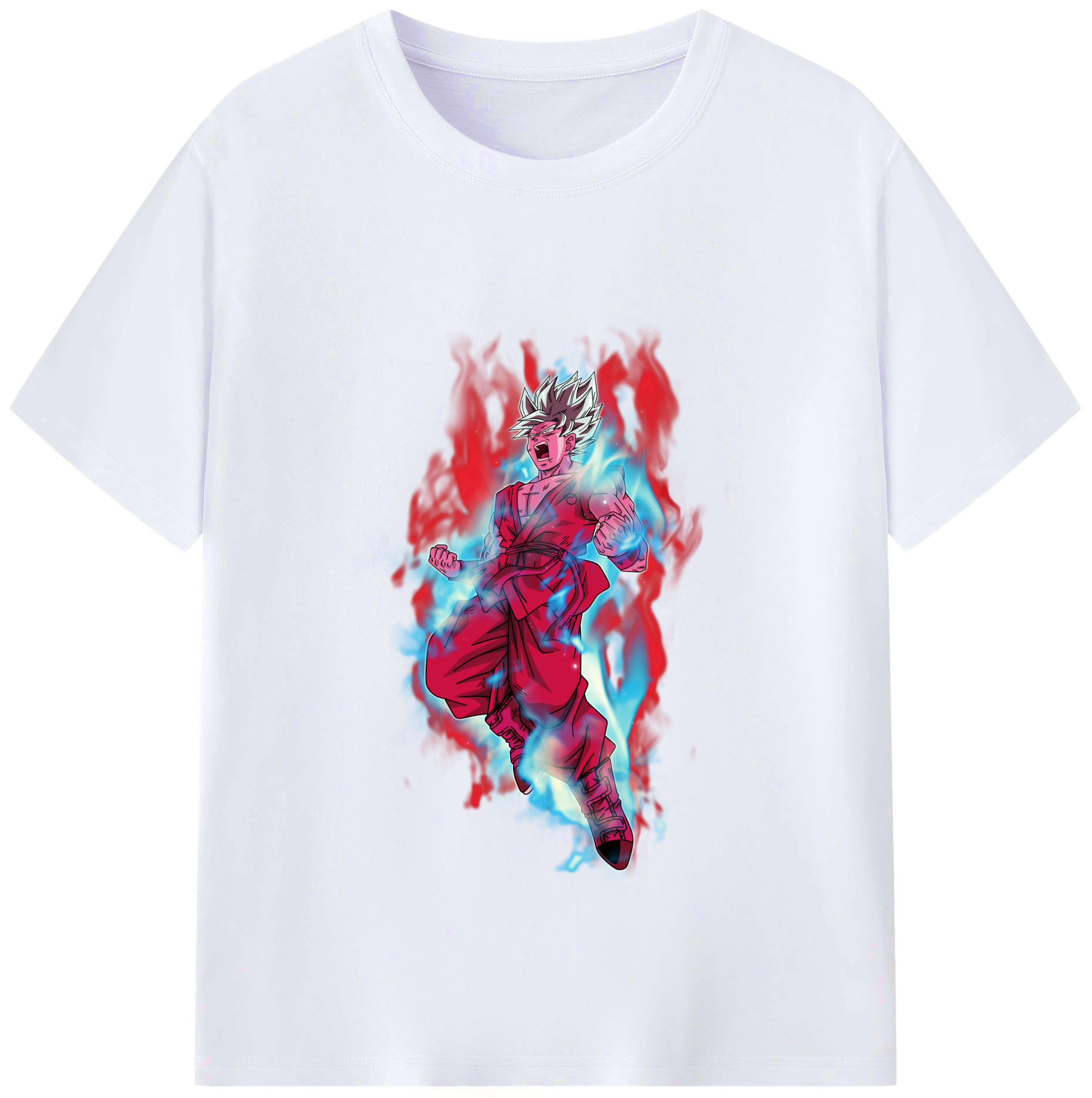 （画像用） ドラゴンボール 孫悟空（そん ごくう）Son Goku カカロット DRAGON BALL Kakarotto レディースカジュアルプリントTシャツ（綿100％）