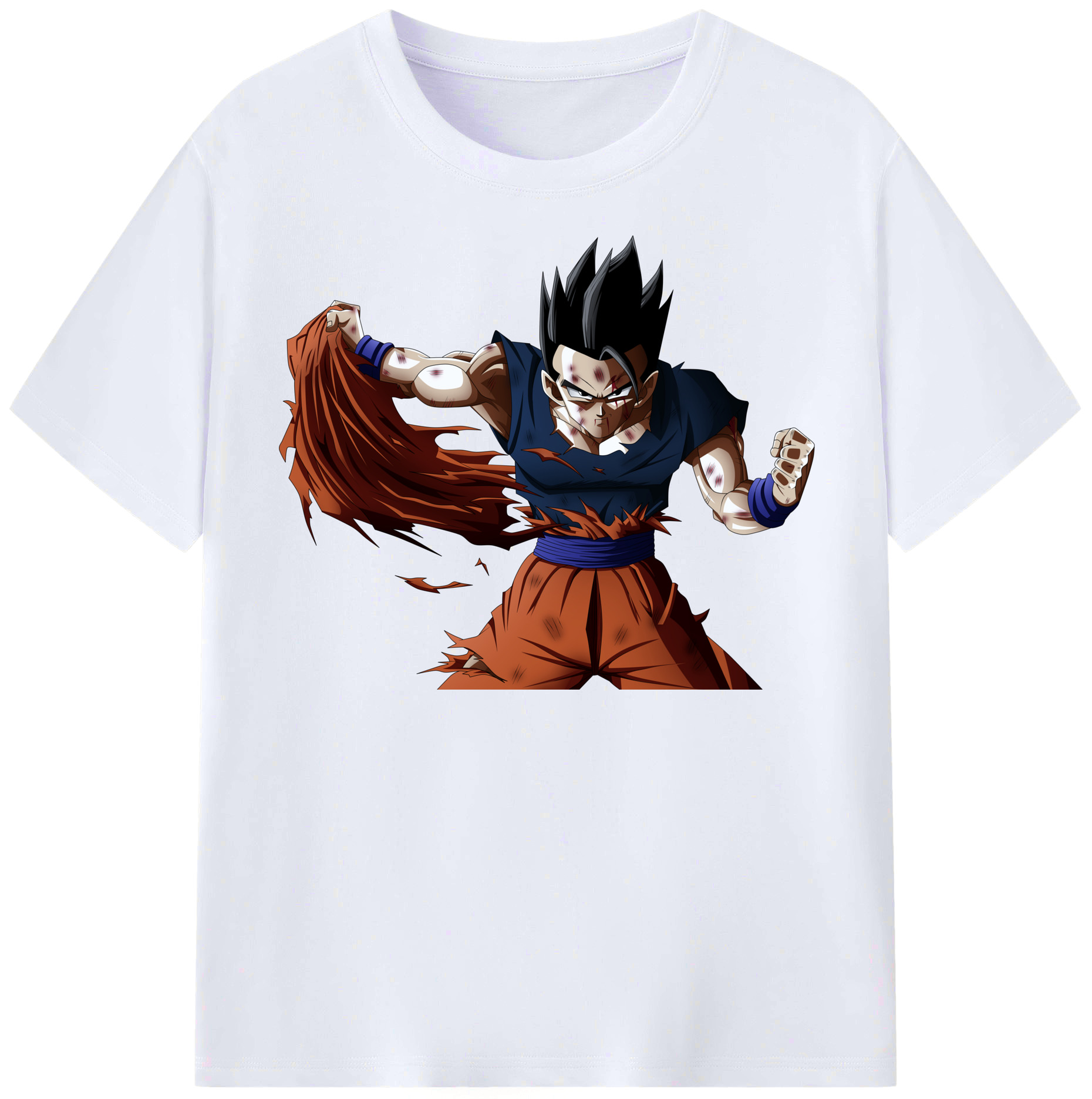 （画像用） ドラゴンボール ベジータ四世（Bejīta Yonsei）DRAGON BALL Vegeta IV レディースカジュアルプリントTシャツ（綿100％）