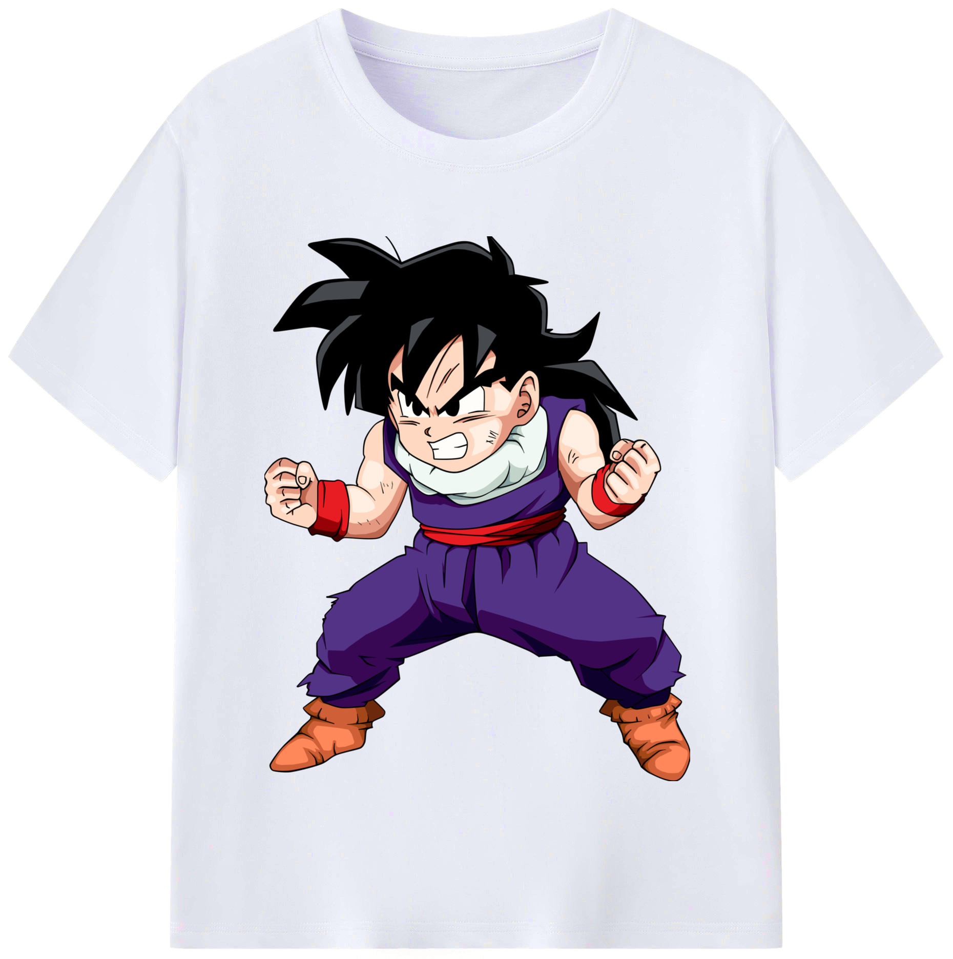 （画像用） ドラゴンボール 孫 悟飯（そんごはん）DRAGON BALL Son Gohan レディースカジュアルプリントTシャツ（綿100％）