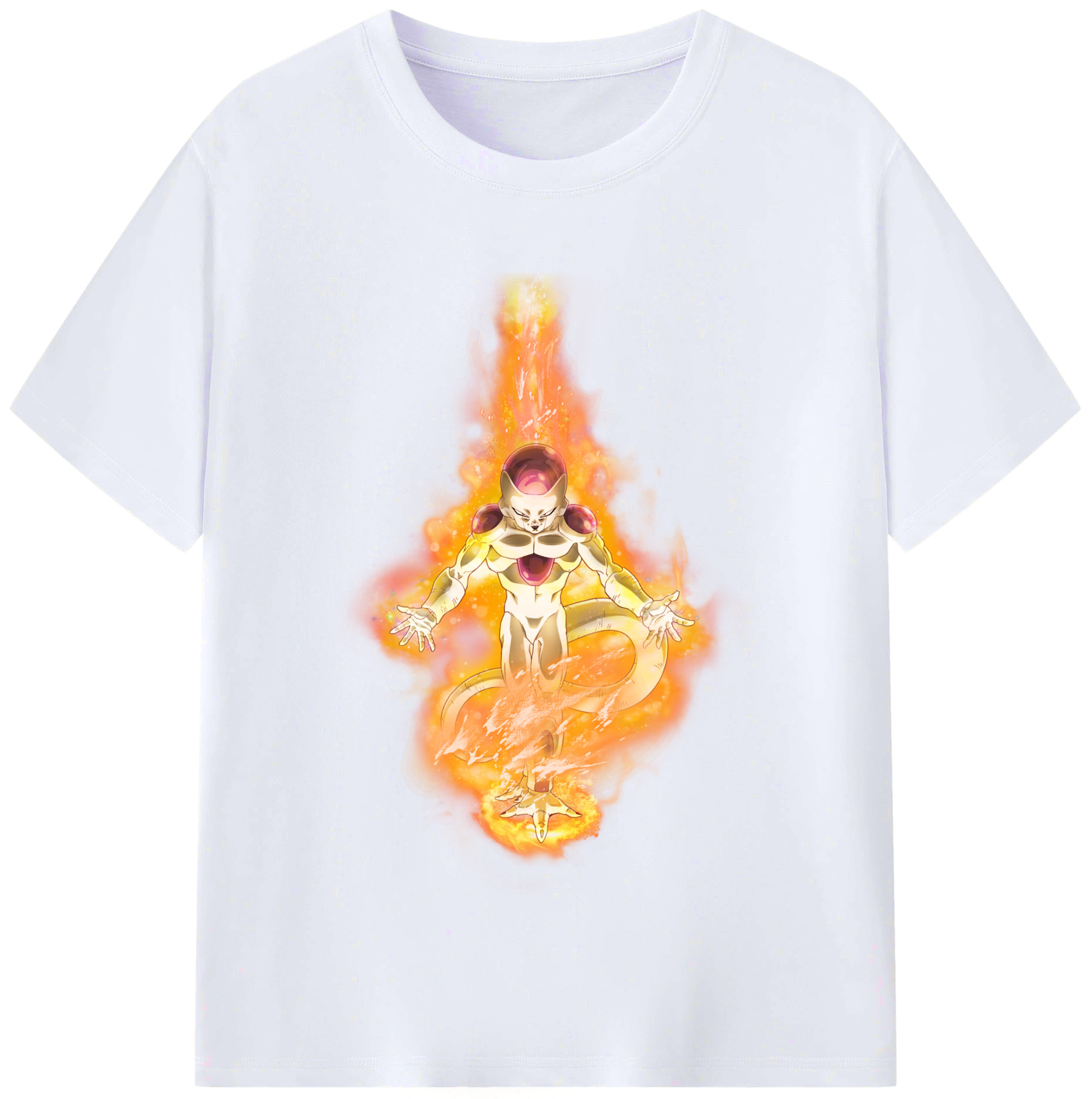 （画像用） ドラゴンボール フリーザ DRAGON BALL Frieza レディースカジュアルプリントTシャツ（綿100％）