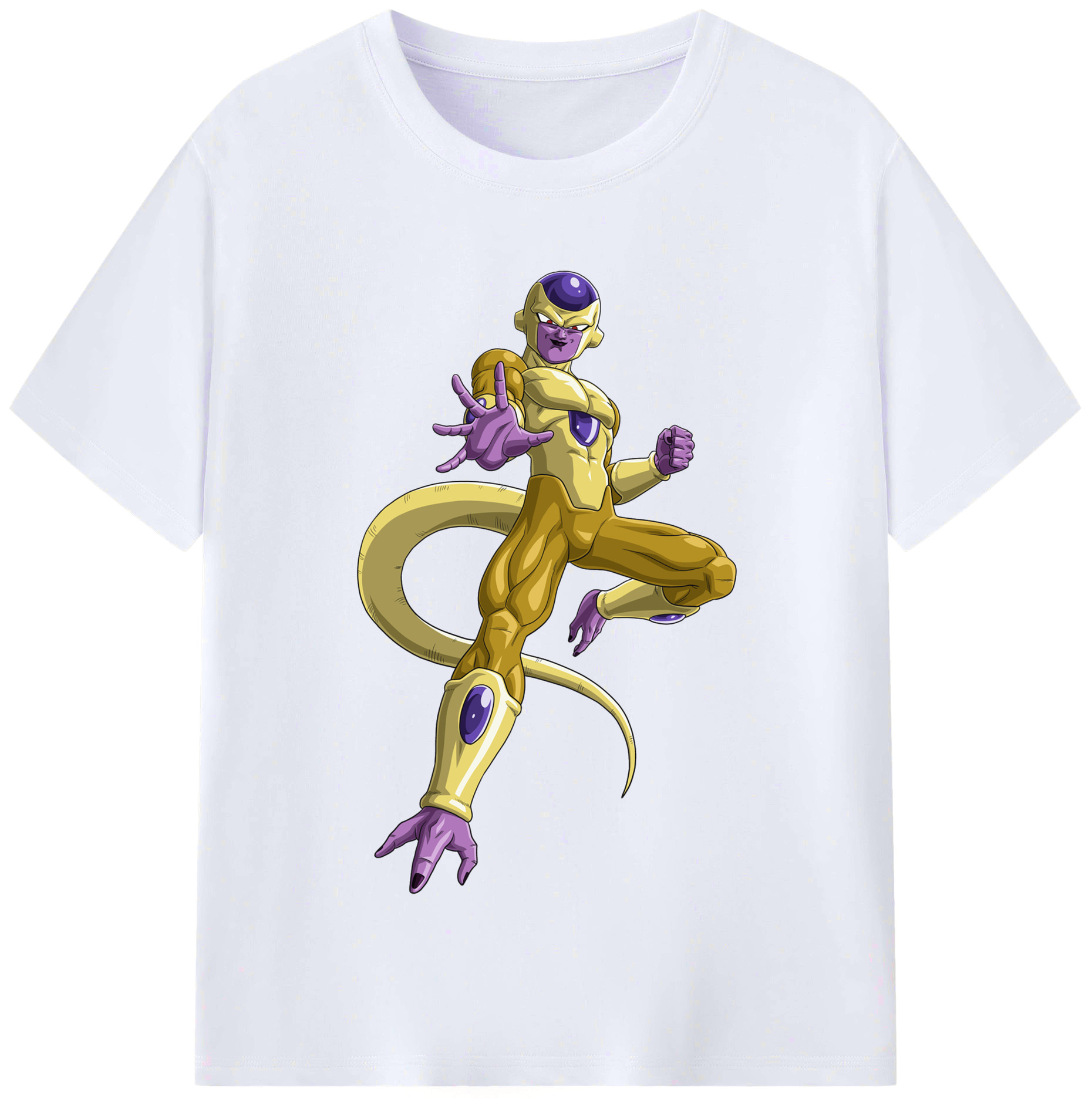 （画像用） ドラゴンボール フリーザ DRAGON BALL Frieza レディースカジュアルプリントTシャツ（綿100％）