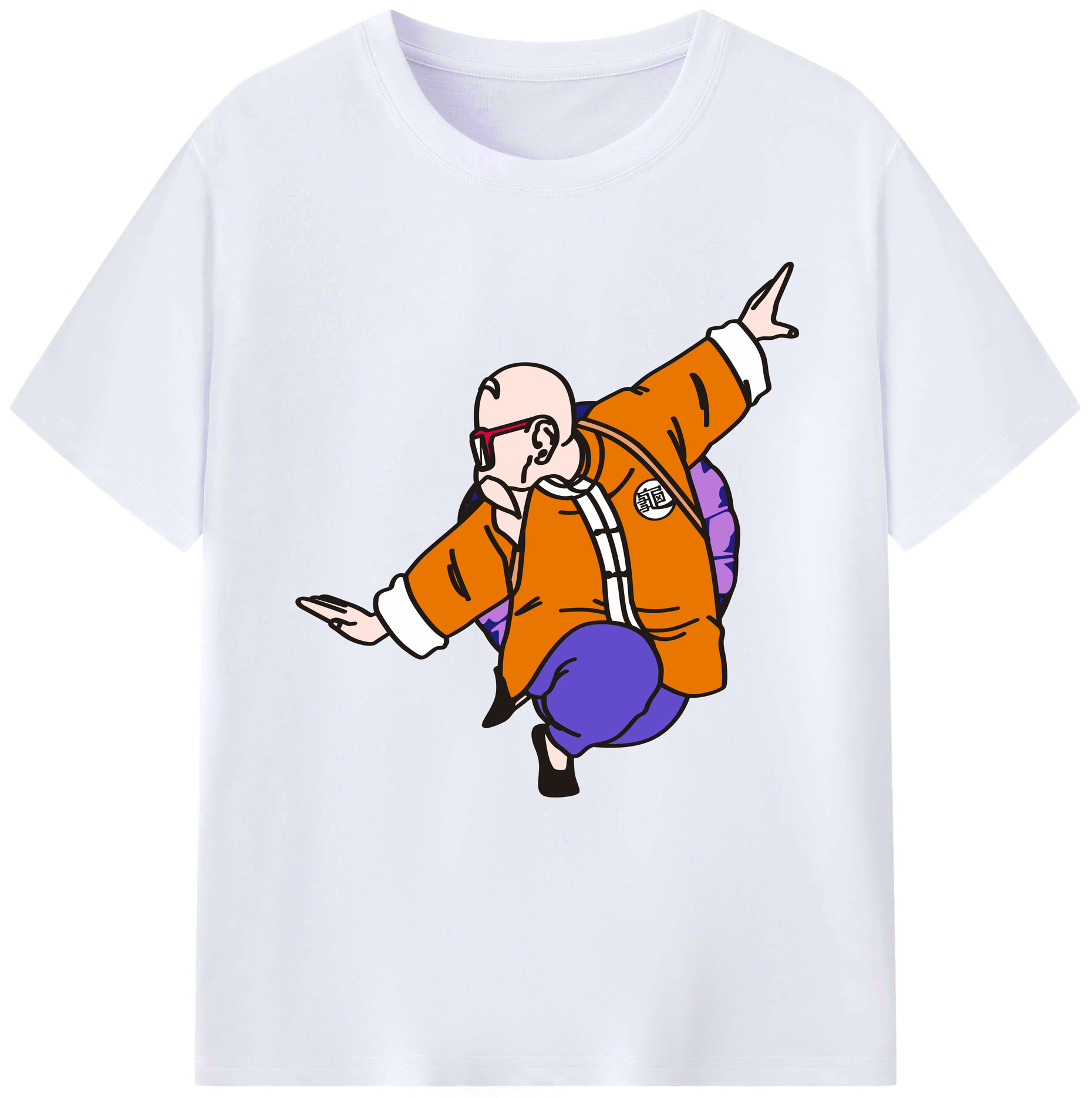 （画像用） ドラゴンボール 亀仙人（かめせんにん） DRAGON BALL Master Roshi Kame Sennin レディースカジュアルプリントTシャツ（綿100％）
