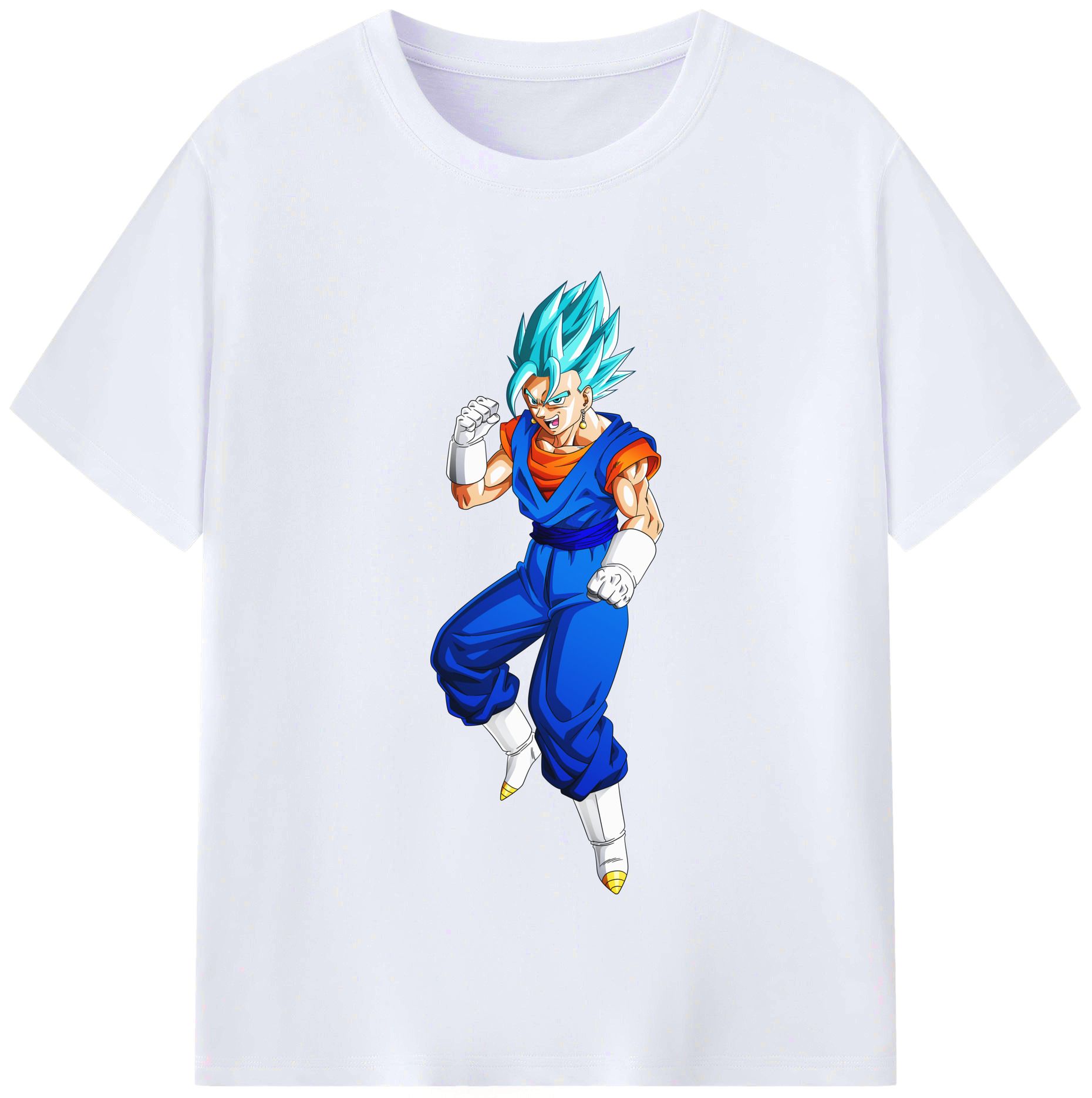 （画像用） ドラゴンボール ベジット DRAGON BALL Vegetto レディースカジュアルプリントTシャツ（綿100％）