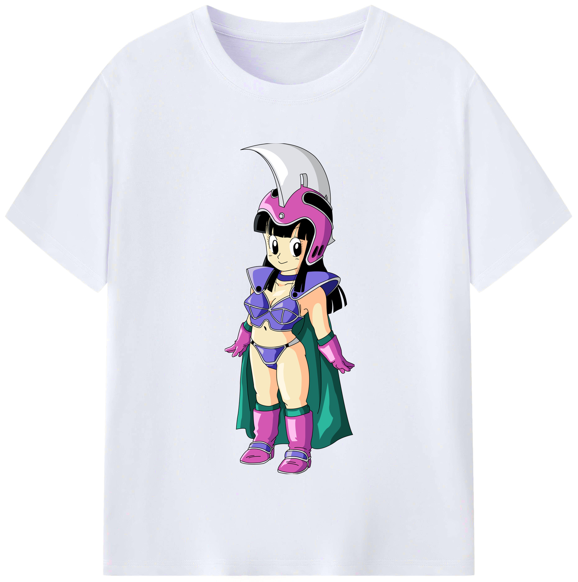 （画像用） ドラゴンボール チチ DRAGON BALL Chichi レディースカジュアルプリントTシャツ（綿100％）