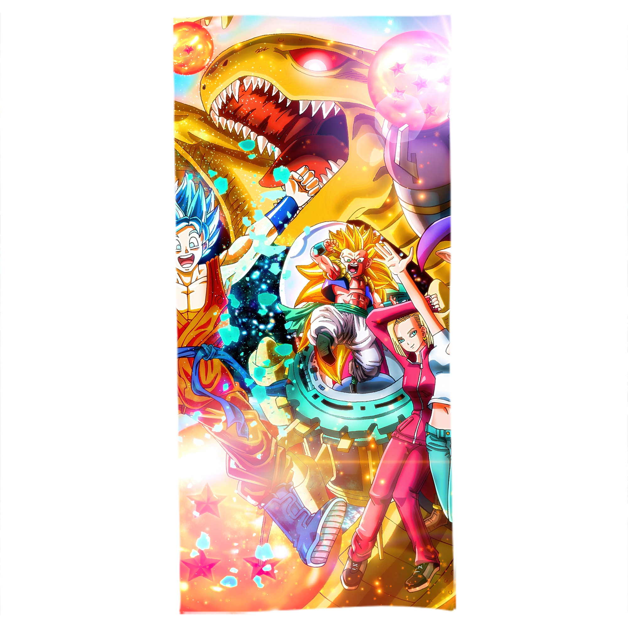 （画像用） ドラゴンボール DRAGON BALL 大判バスタオル 70×140cm 吸水速乾 柔らかい肌触り