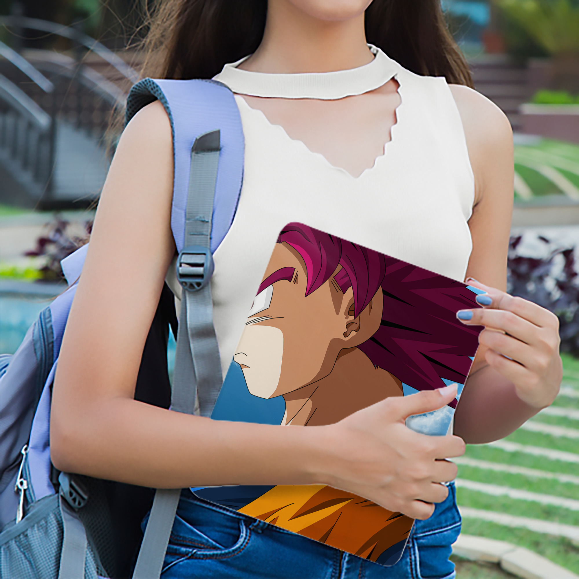 ドラゴンボール DRAGON BALL IPadケース ペンホルダー付き ブックスタイルデザイン