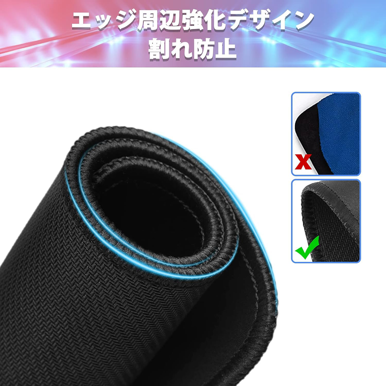 ドラゴンボール DRAGON BALL マウスパッド ステッチ加工 ラバー素材 防水 滑り止め 超薄型 ゲーミング/オフィス対応