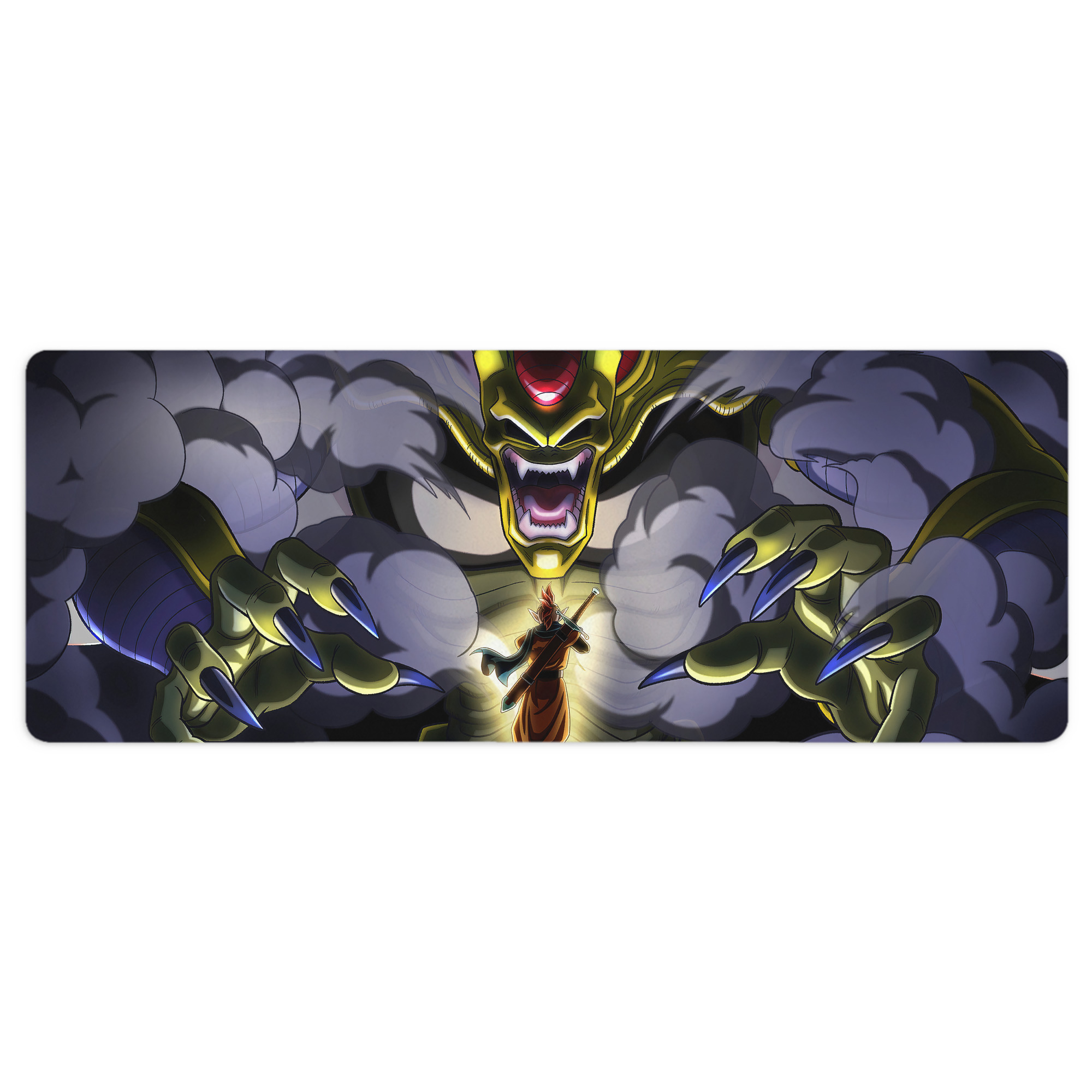 （画像用） ドラゴンボール DRAGON BALL ステッチ加工 大判デスクマット／滑り止めマウスパッド