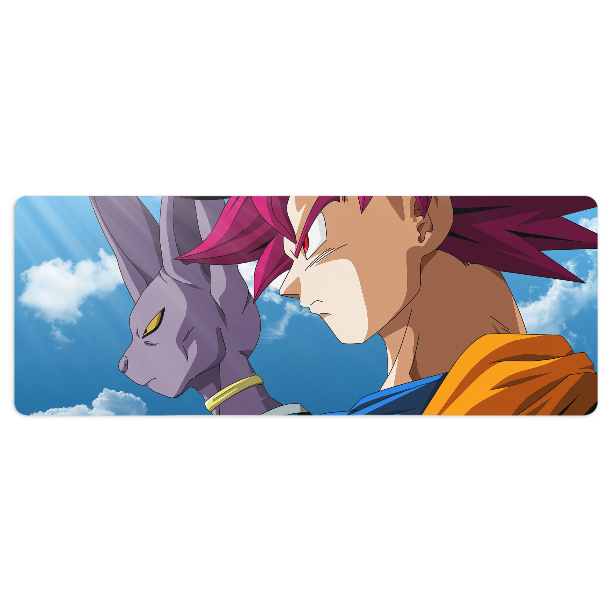 （画像用） ドラゴンボール DRAGON BALL ステッチ加工 大判デスクマット／滑り止めマウスパッド