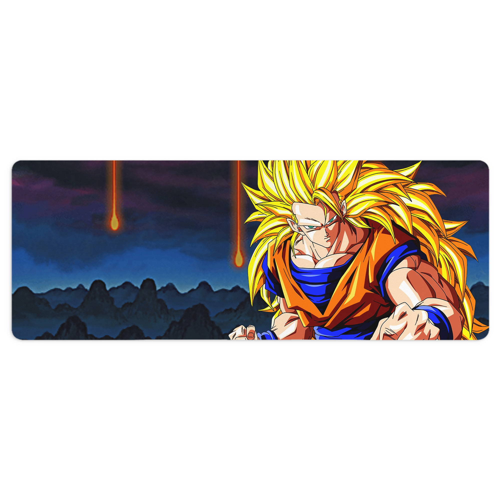 （画像用） ドラゴンボール DRAGON BALL ステッチ加工 大判デスクマット／滑り止めマウスパッド