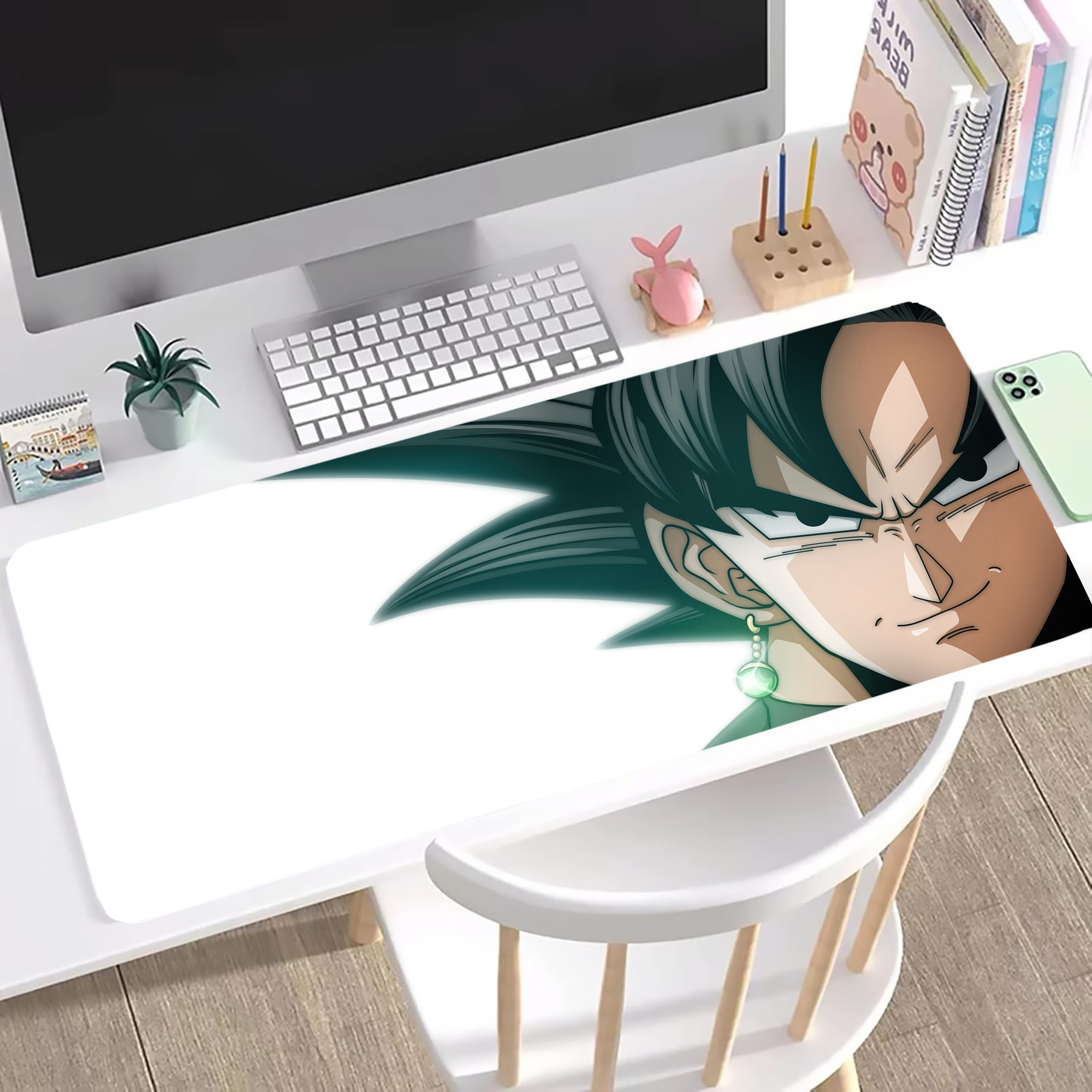 （画像用） ドラゴンボール DRAGON BALL ステッチ加工 大判デスクマット／滑り止めマウスパッド