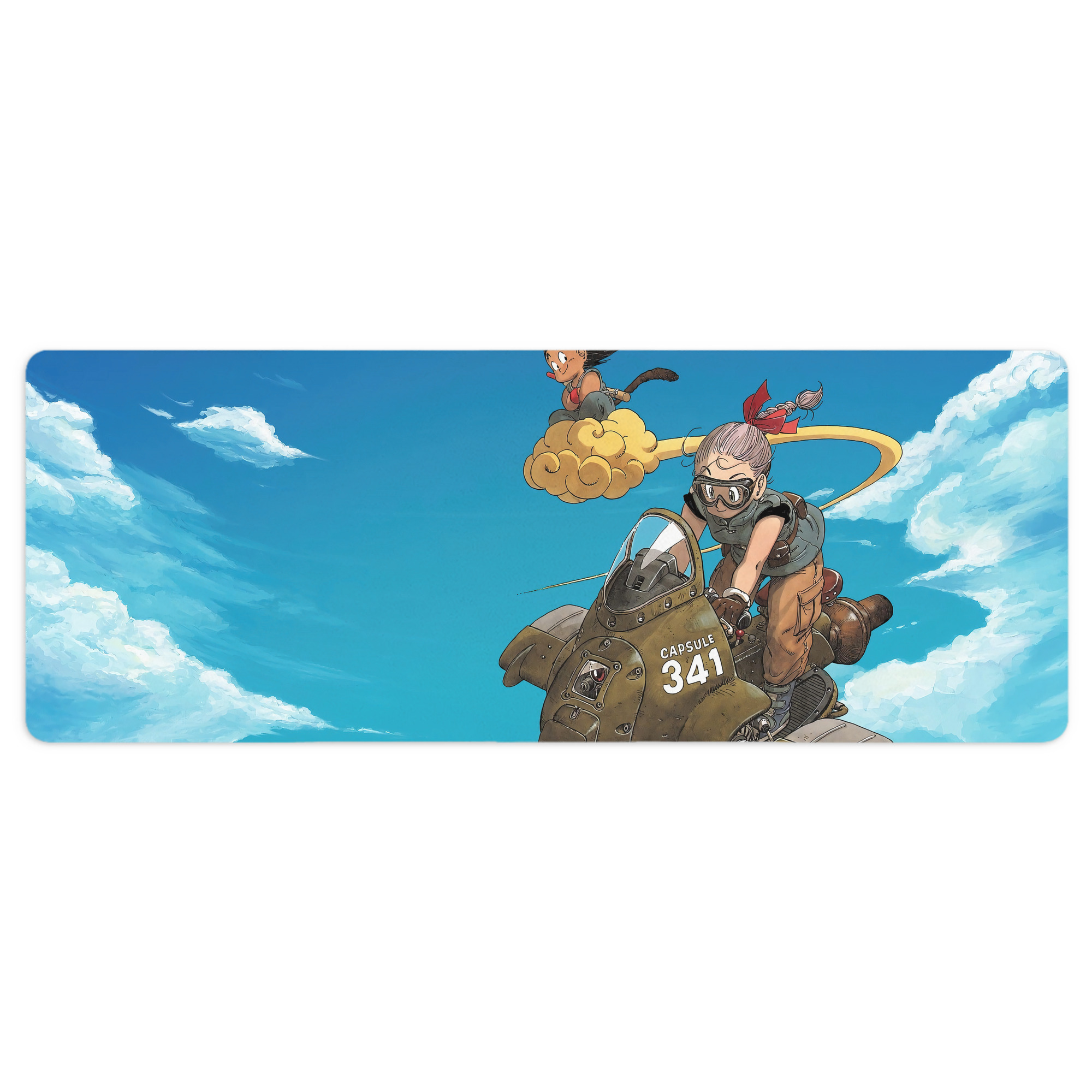 （画像用） ドラゴンボール DRAGON BALL ステッチ加工 大判デスクマット／滑り止めマウスパッド