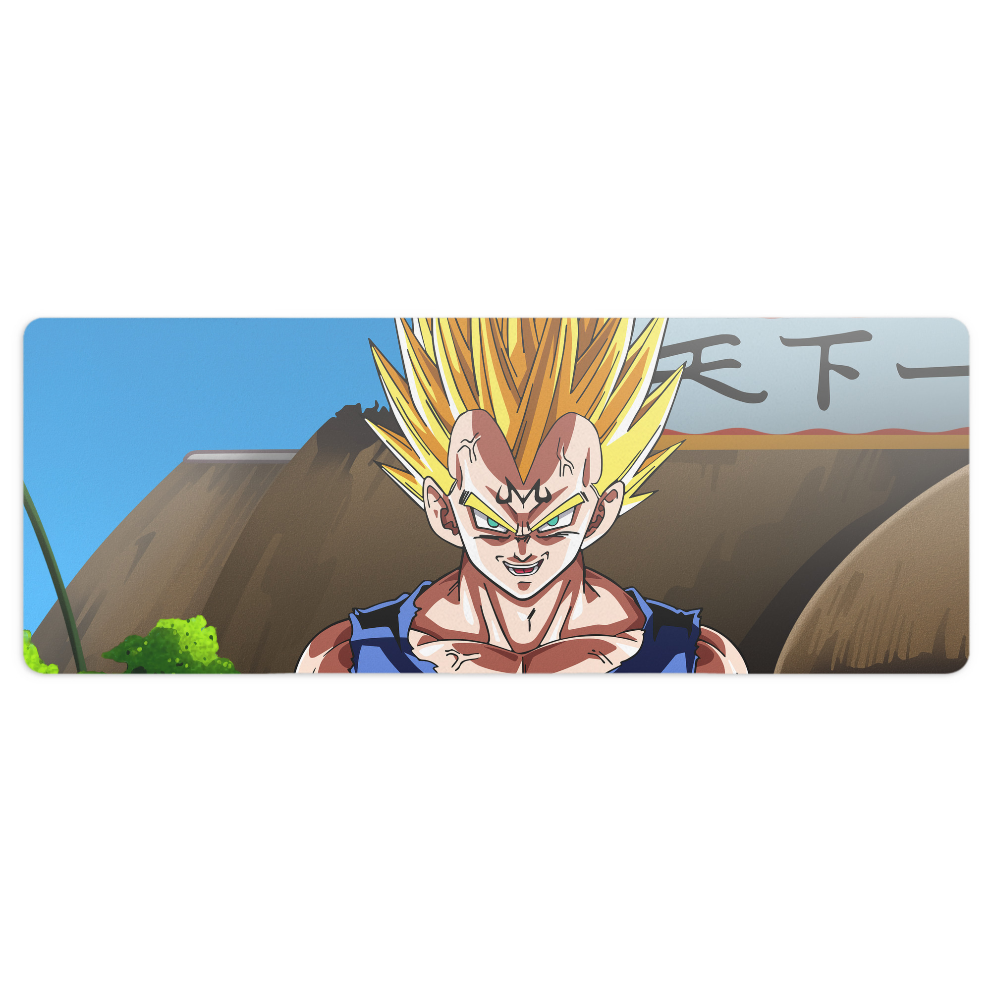 （画像用） ドラゴンボール DRAGON BALL ステッチ加工 大判デスクマット／滑り止めマウスパッド