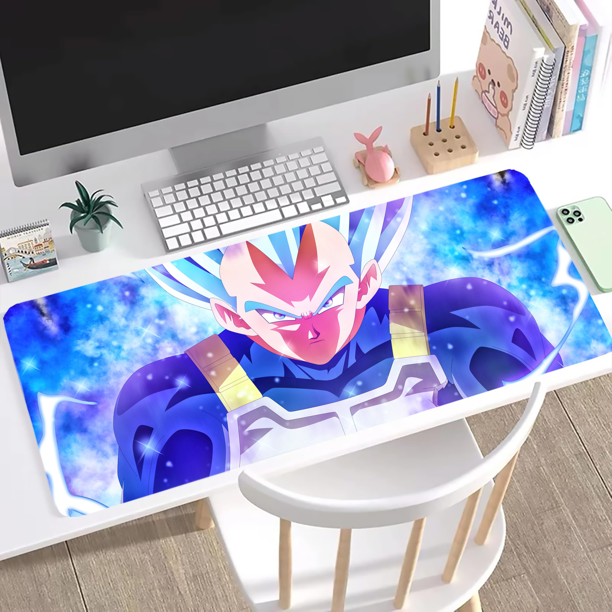 （画像用） ドラゴンボール DRAGON BALL ステッチ加工 大判デスクマット／滑り止めマウスパッド