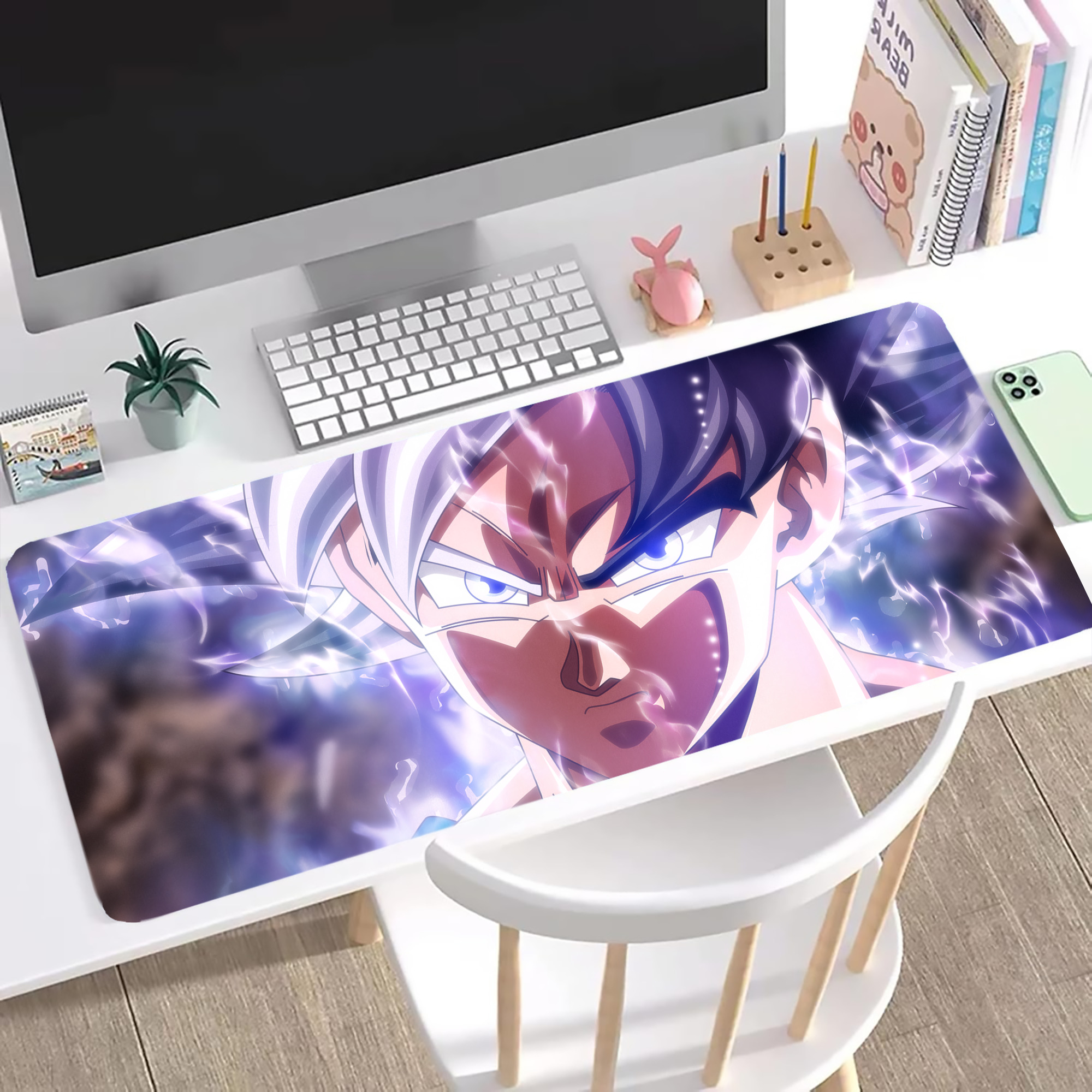（画像用） ドラゴンボール DRAGON BALL ステッチ加工 大判デスクマット／滑り止めマウスパッド