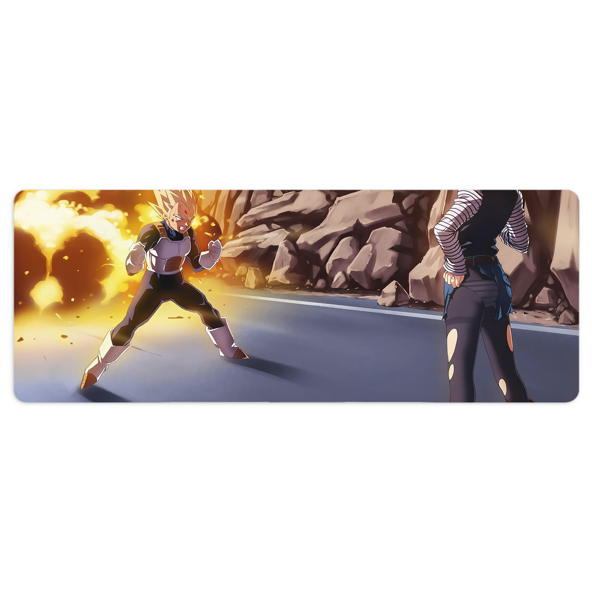 （画像用） ドラゴンボール DRAGON BALL ステッチ加工 大判デスクマット／滑り止めマウスパッド