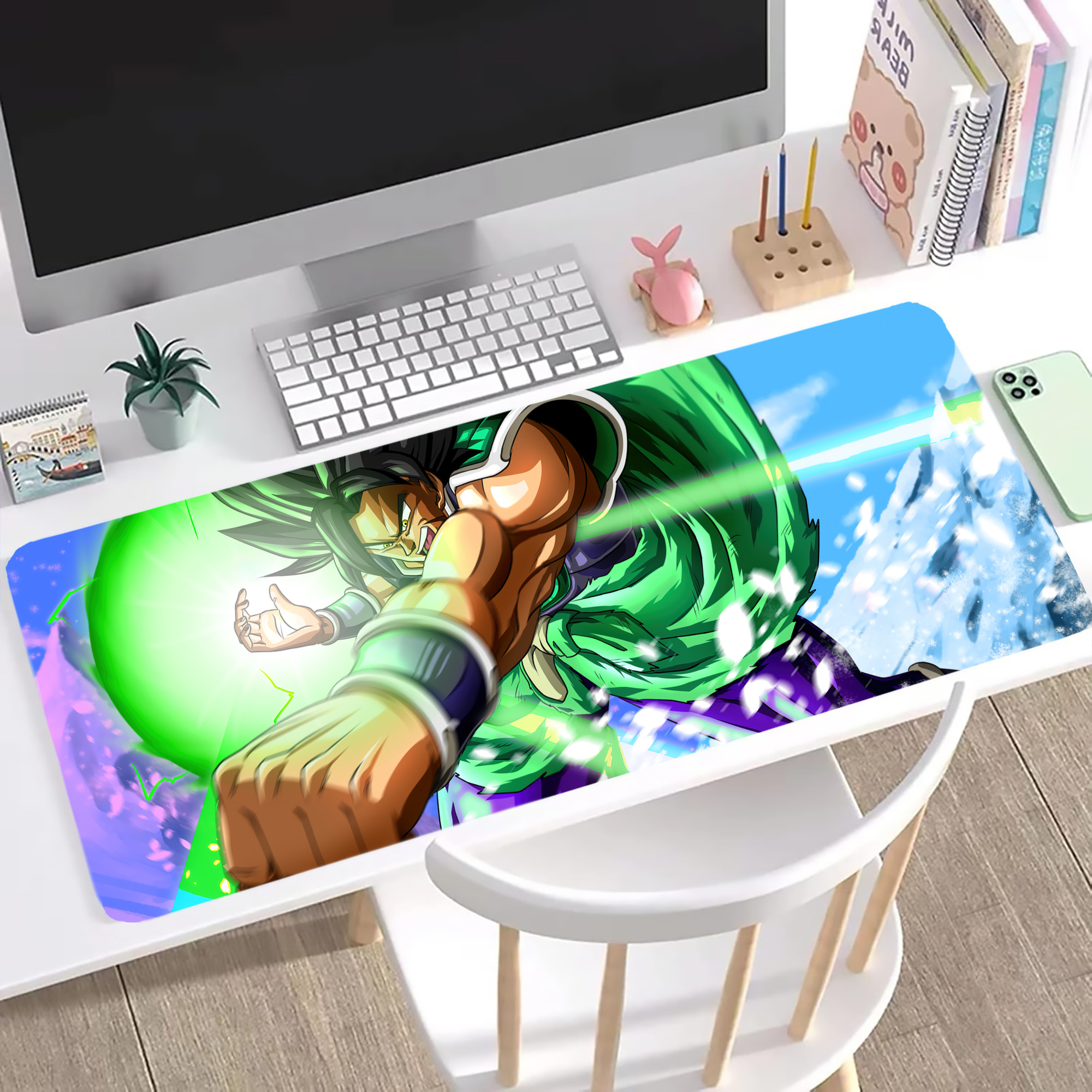 （画像用） ドラゴンボール DRAGON BALL ステッチ加工 大判デスクマット／滑り止めマウスパッド