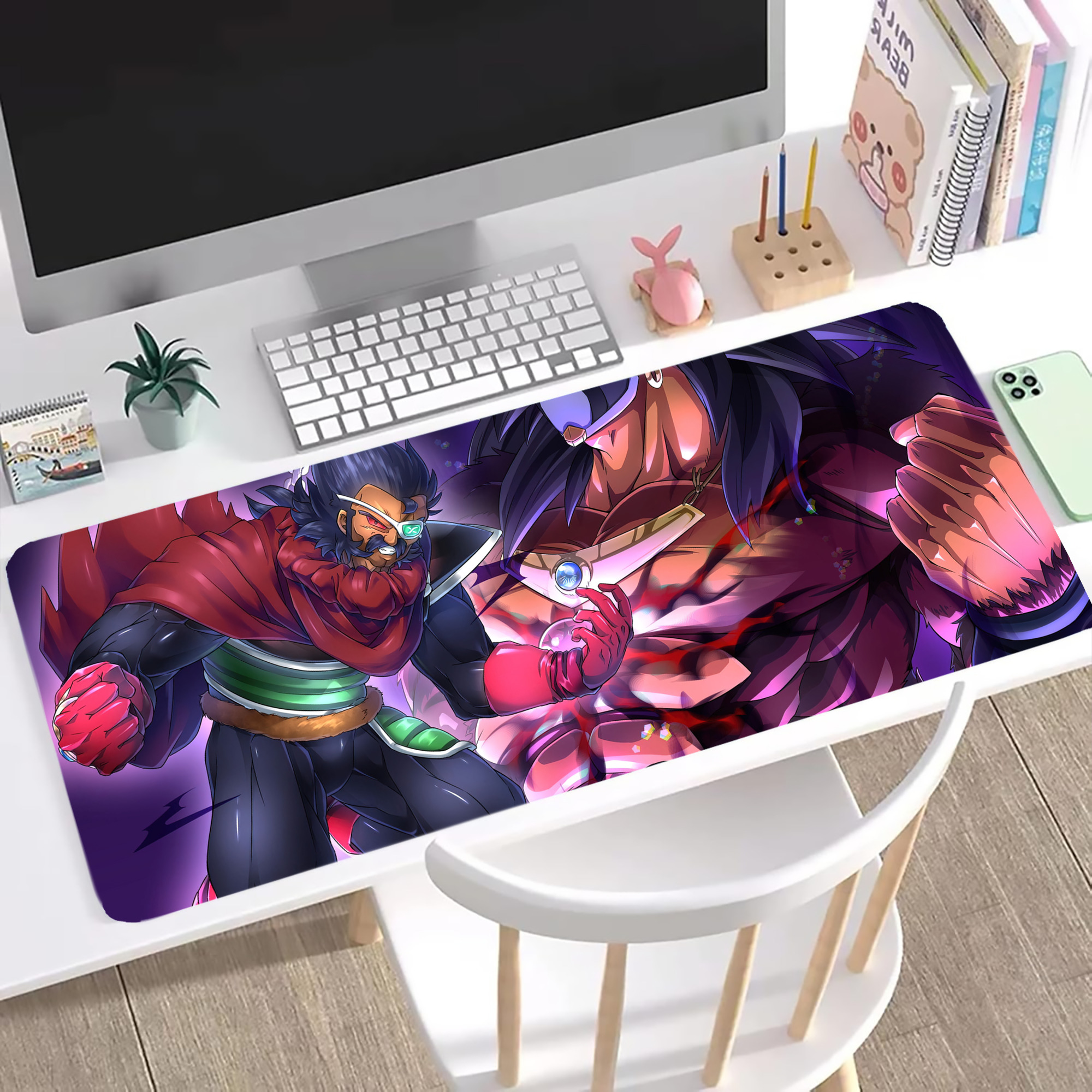 （画像用） ドラゴンボール DRAGON BALL ステッチ加工 大判デスクマット／滑り止めマウスパッド