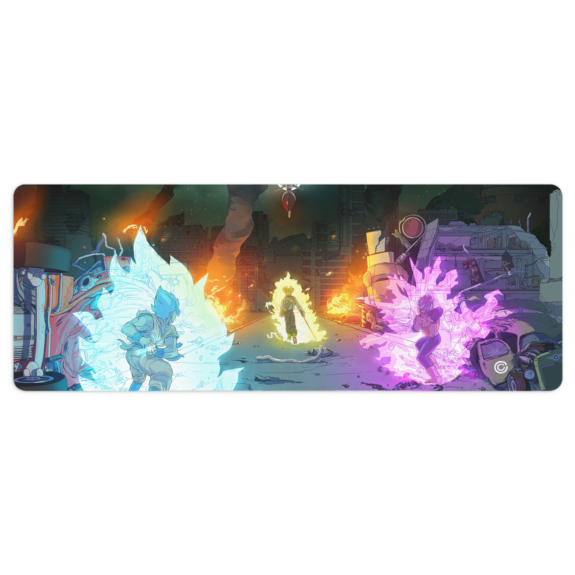 （画像用） ドラゴンボール DRAGON BALL ステッチ加工 大判デスクマット／滑り止めマウスパッド