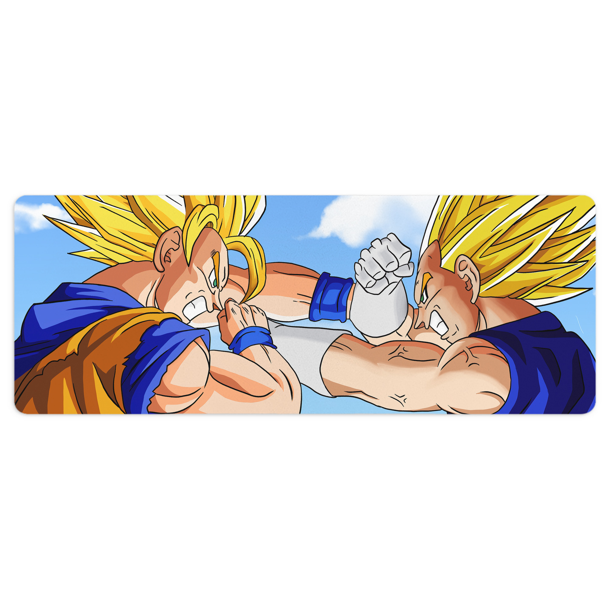 （画像用） ドラゴンボール DRAGON BALL ステッチ加工 大判デスクマット／滑り止めマウスパッド