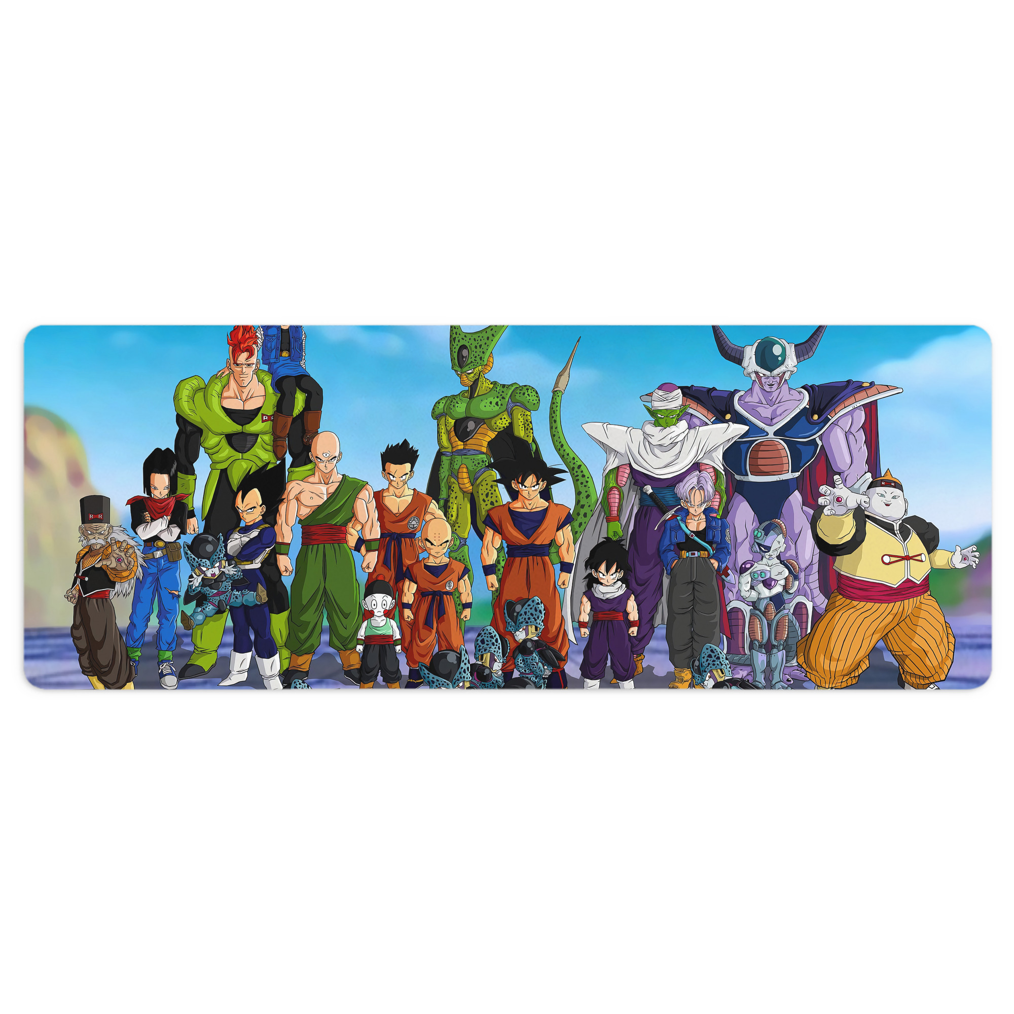 （画像用） ドラゴンボール DRAGON BALL ステッチ加工 大判デスクマット／滑り止めマウスパッド