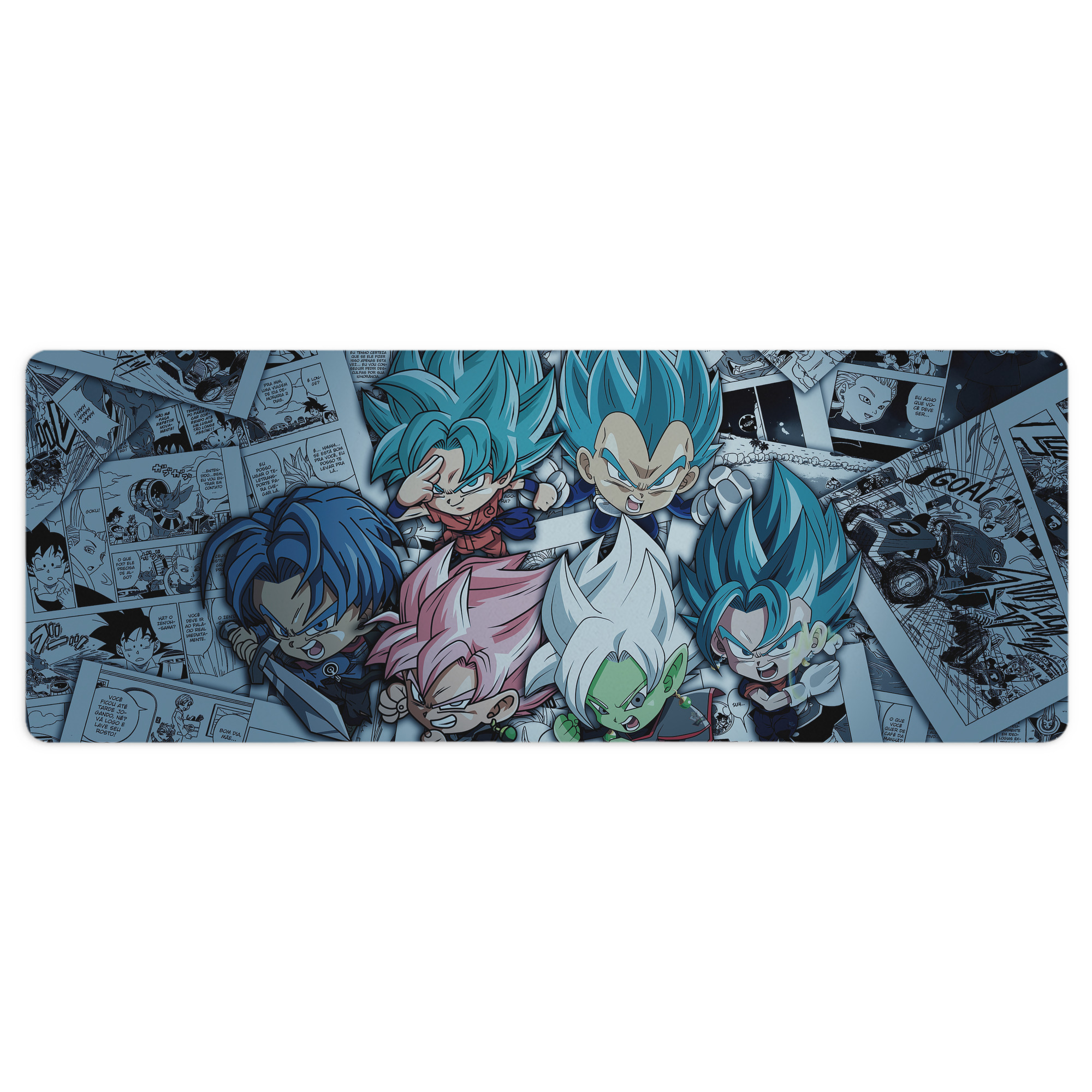 （画像用） ドラゴンボール DRAGON BALL ステッチ加工 大判デスクマット／滑り止めマウスパッド