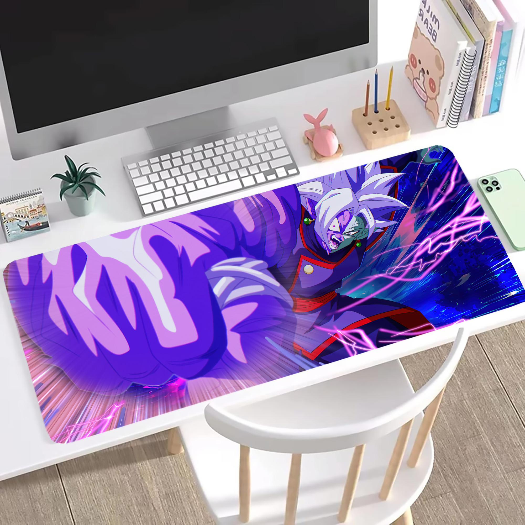 （画像用） ドラゴンボール DRAGON BALL ステッチ加工 大判デスクマット／滑り止めマウスパッド