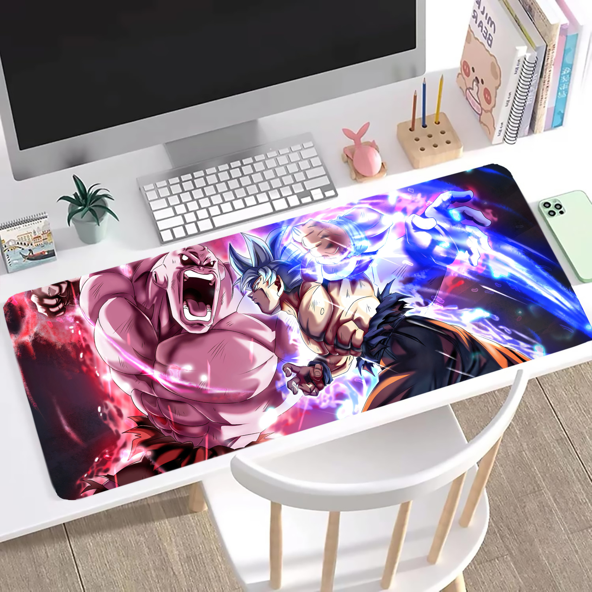 （画像用） ドラゴンボール DRAGON BALL ステッチ加工 大判デスクマット／滑り止めマウスパッド