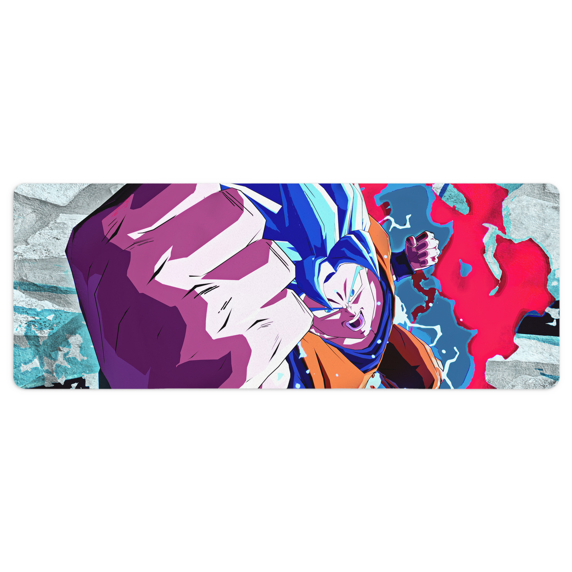 （画像用） ドラゴンボール DRAGON BALL ステッチ加工 大判デスクマット／滑り止めマウスパッド