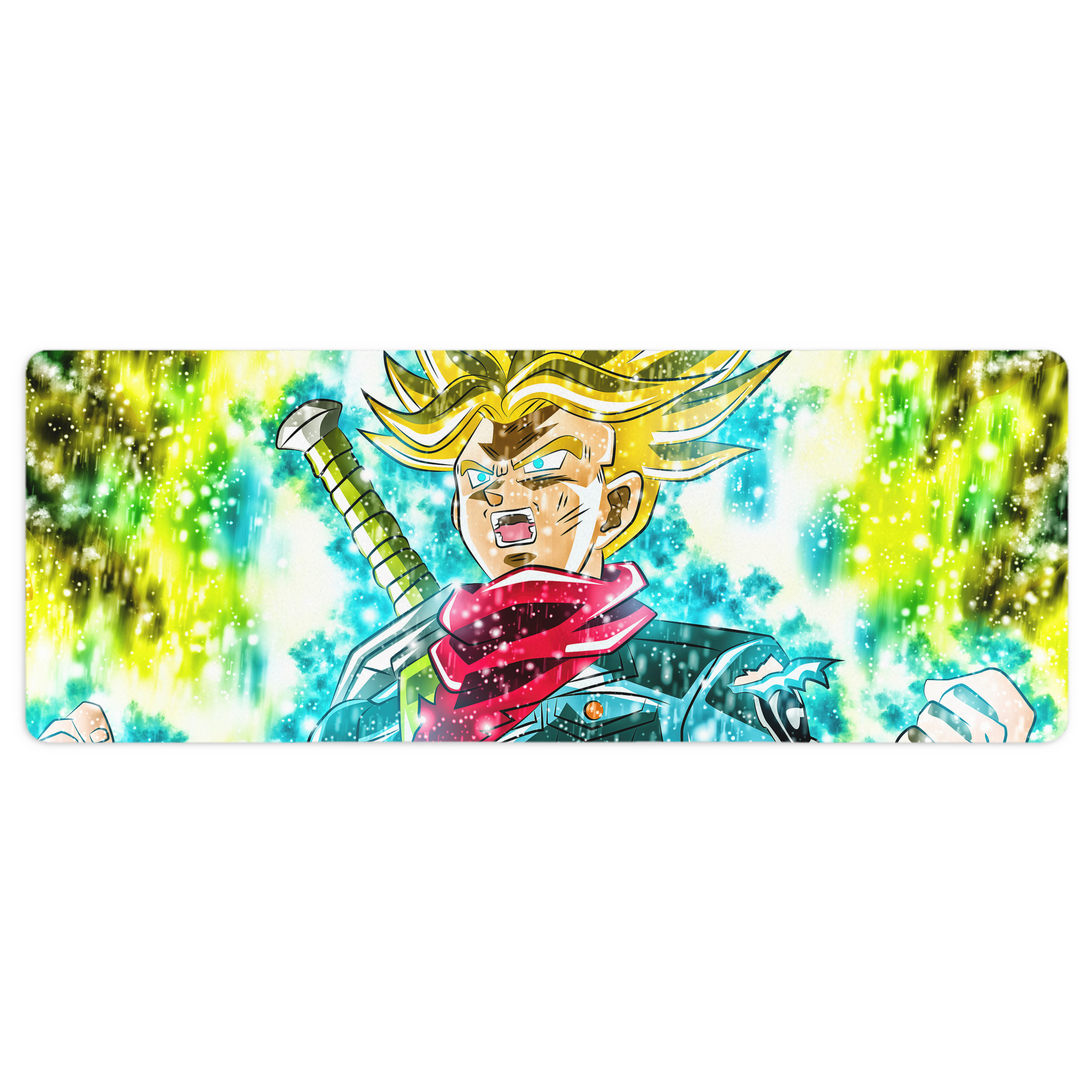 （画像用） ドラゴンボール DRAGON BALL ステッチ加工 大判デスクマット／滑り止めマウスパッド