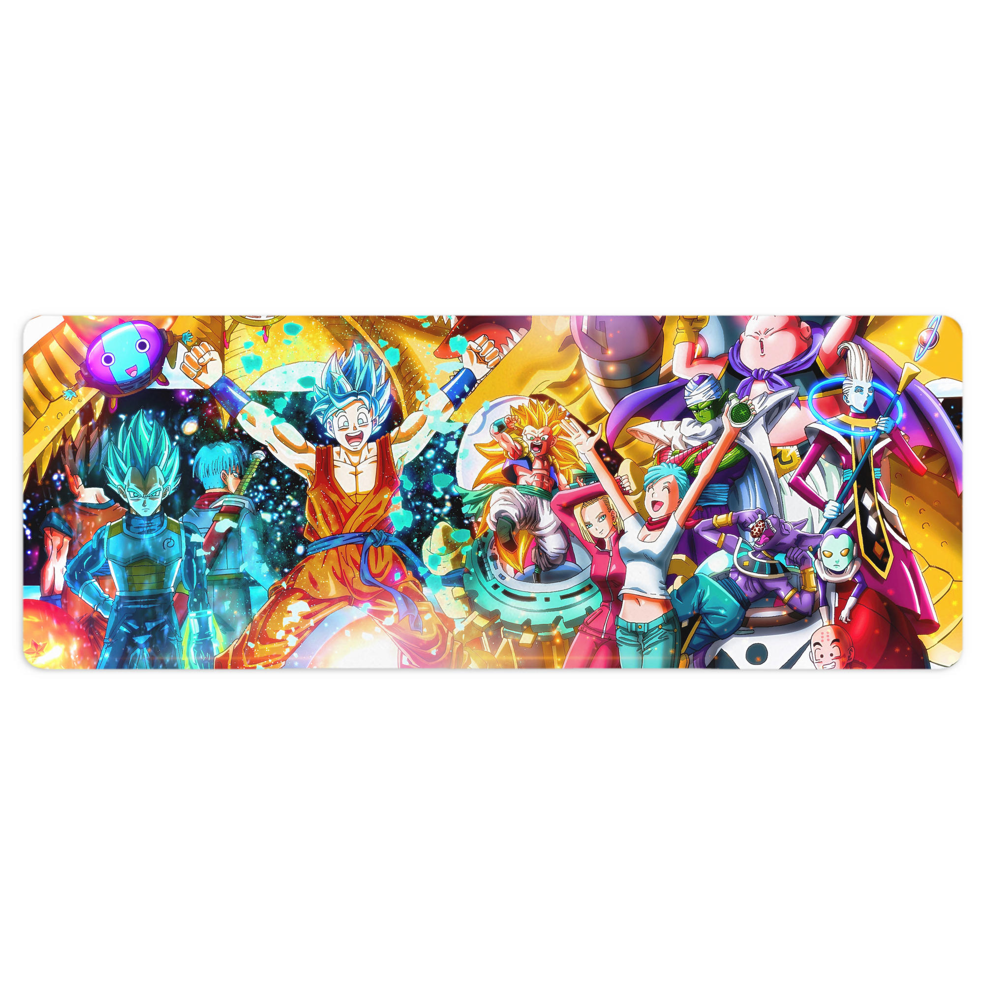 （画像用） ドラゴンボール DRAGON BALL ステッチ加工 大判デスクマット／滑り止めマウスパッド