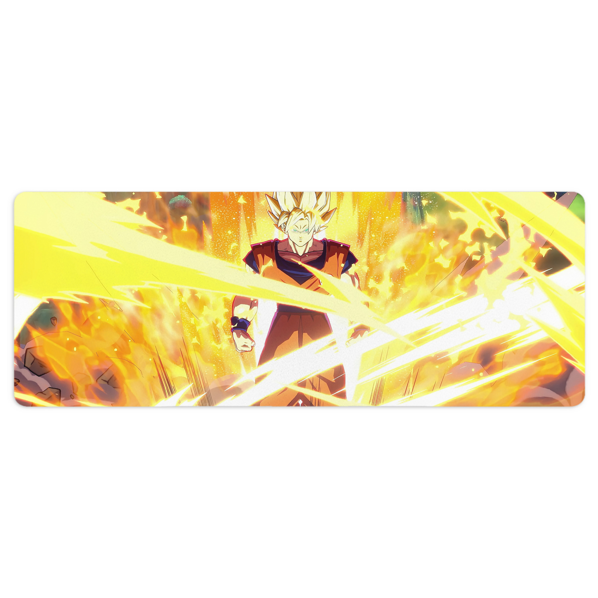 （画像用） ドラゴンボール DRAGON BALL ステッチ加工 大判デスクマット／滑り止めマウスパッド