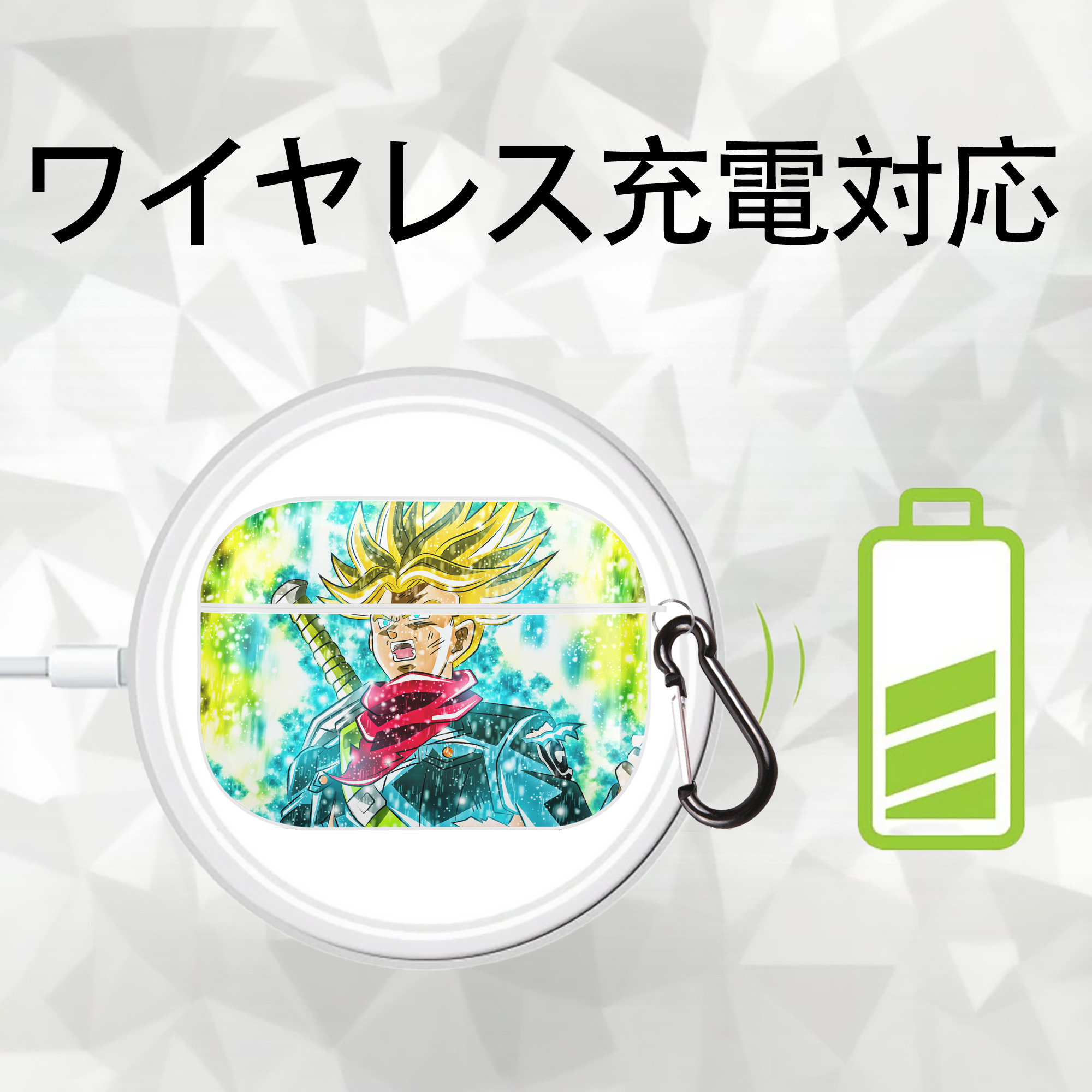 ドラゴンボール DRAGON BALL 【AirPods Pro用】ハードシェル保護ケース 耐衝撃・防指紋・カラビナ付き商品仕様