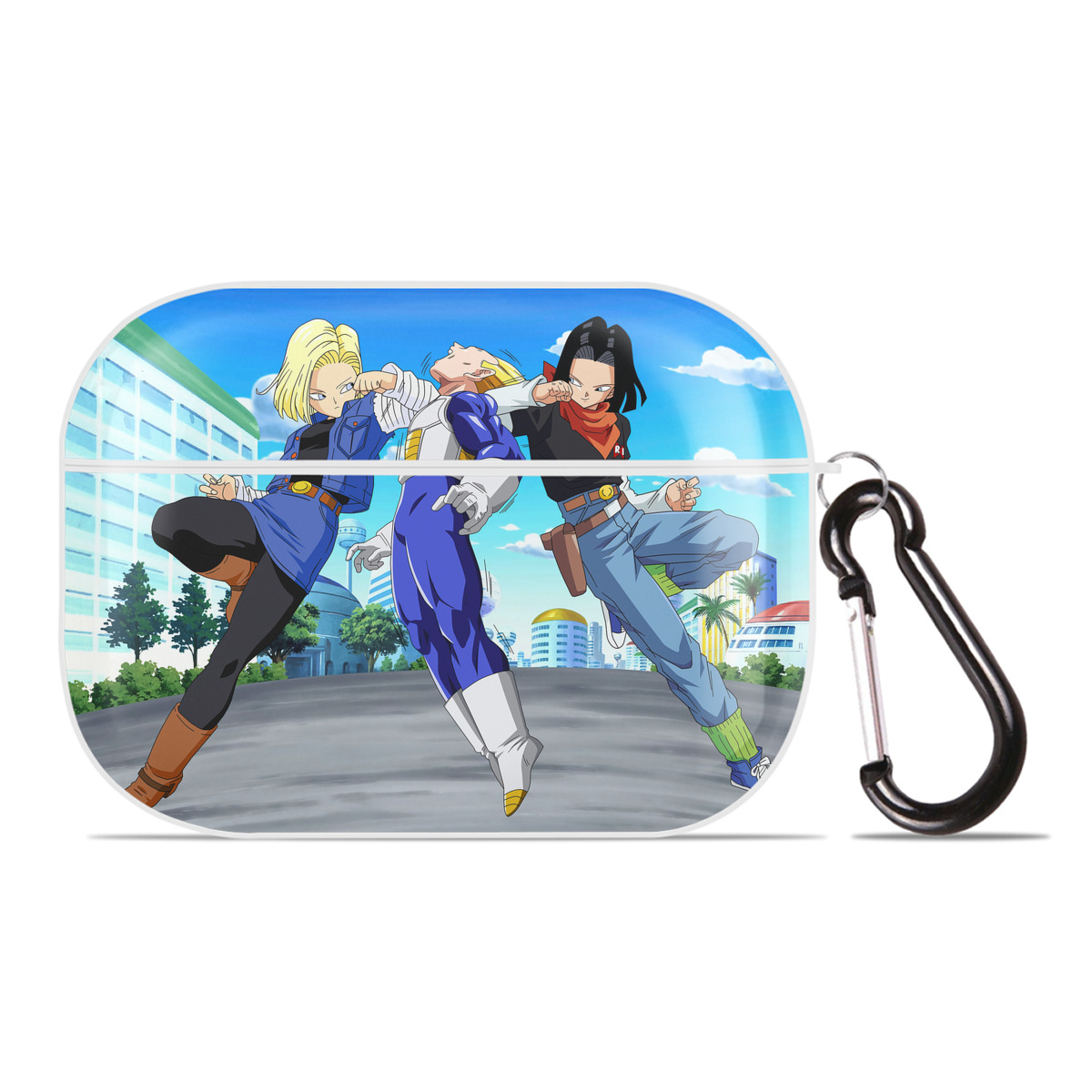 （画像用） ドラゴンボール DRAGON BALL 【AirPods Pro用】ハードシェル保護ケース 耐衝撃・防指紋・カラビナ付き商品仕様