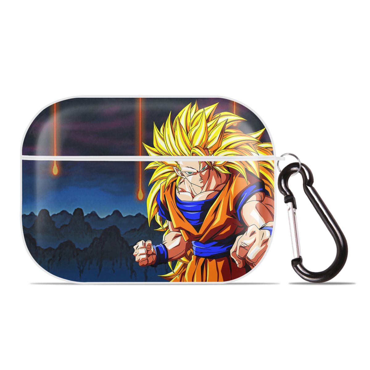 （画像用） ドラゴンボール DRAGON BALL 【AirPods Pro用】ハードシェル保護ケース 耐衝撃・防指紋・カラビナ付き商品仕様