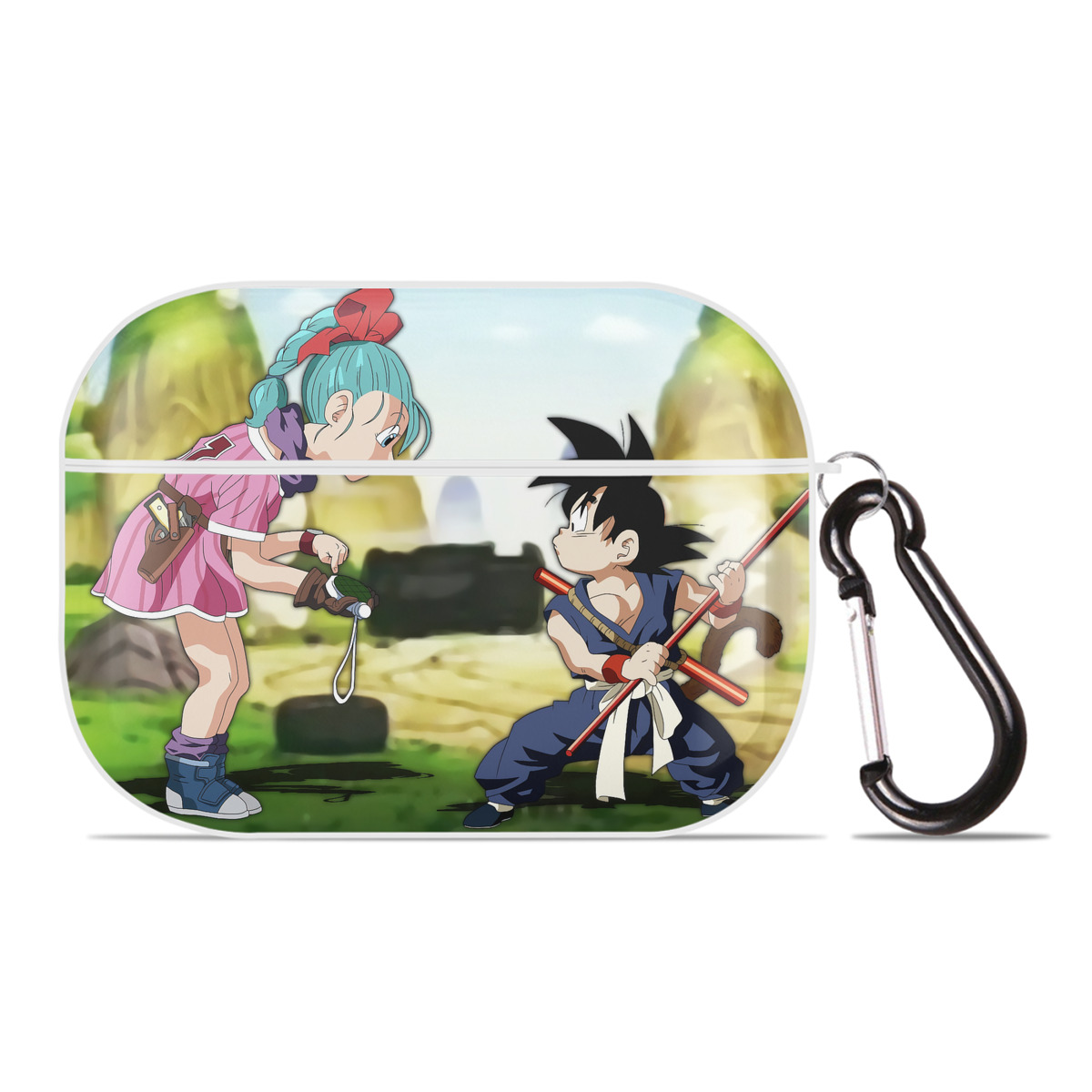 （画像用） ドラゴンボール DRAGON BALL 【AirPods Pro用】ハードシェル保護ケース 耐衝撃・防指紋・カラビナ付き商品仕様