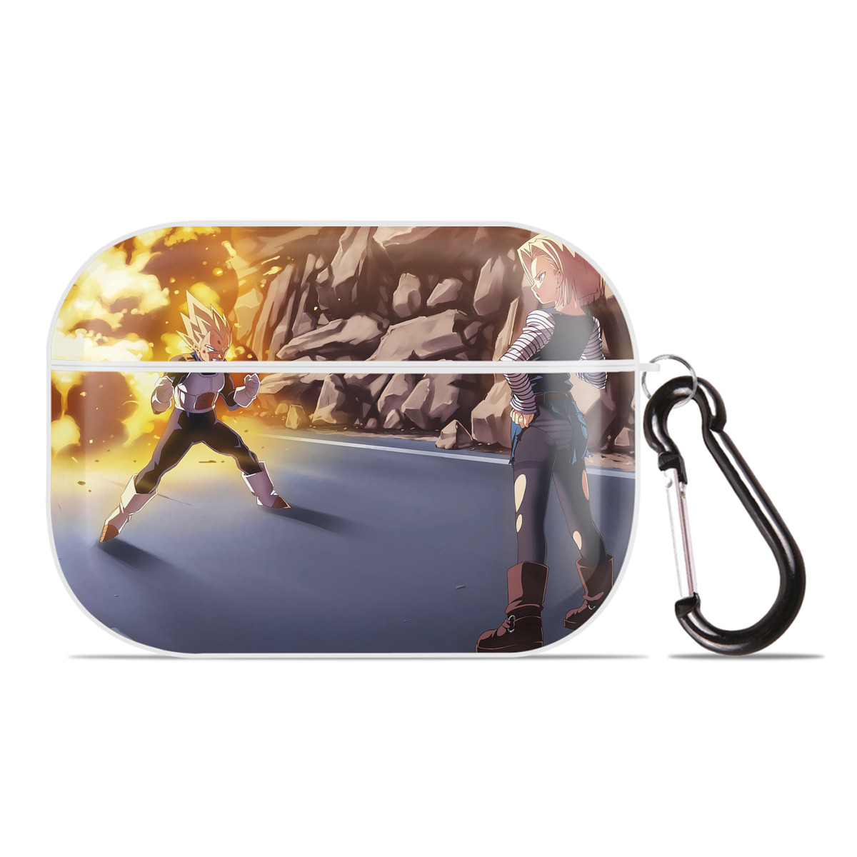 （画像用） ドラゴンボール DRAGON BALL 【AirPods Pro用】ハードシェル保護ケース 耐衝撃・防指紋・カラビナ付き商品仕様