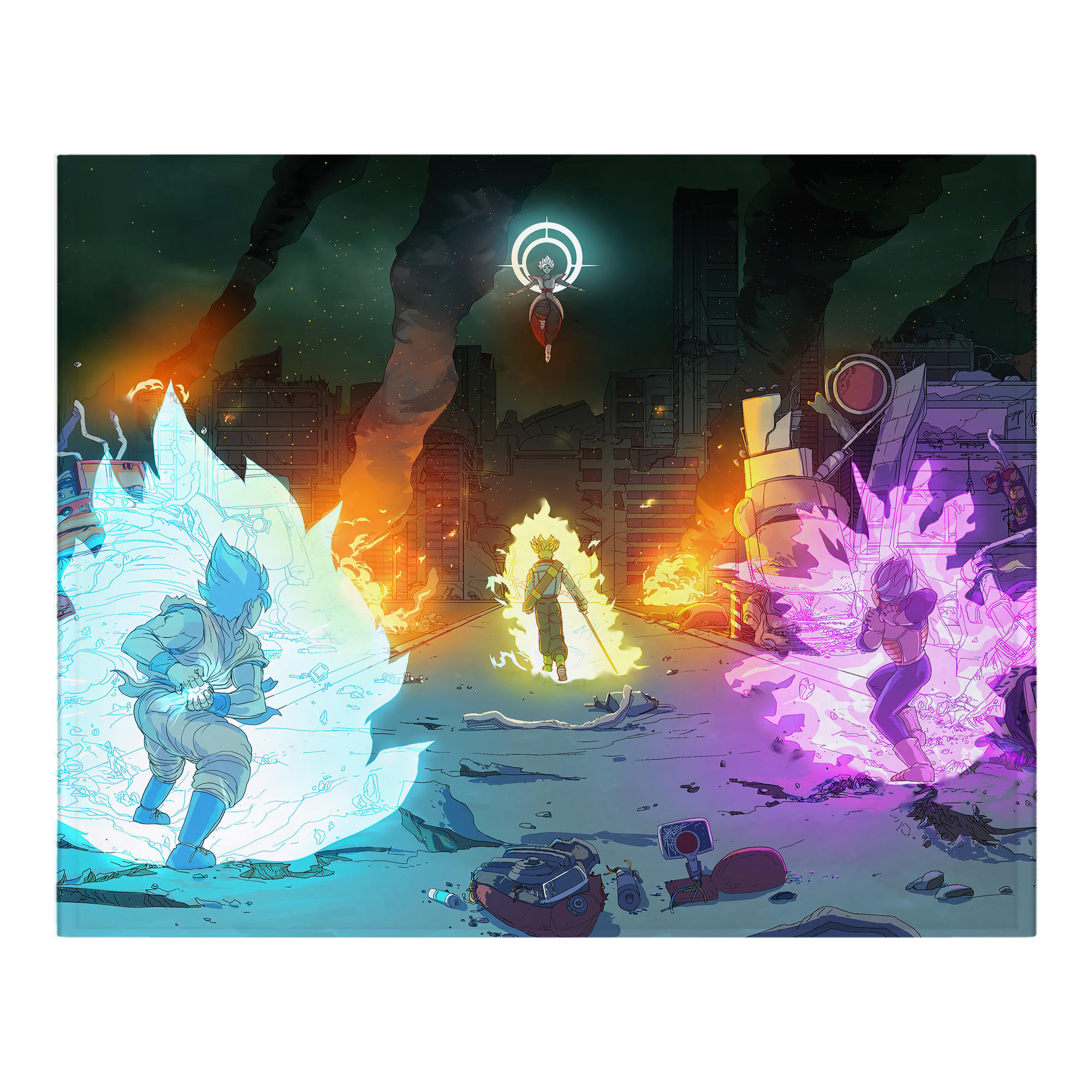 （画像用） ドラゴンボール DRAGON BALL フランネルブランケット・多サイズ対応（横型）