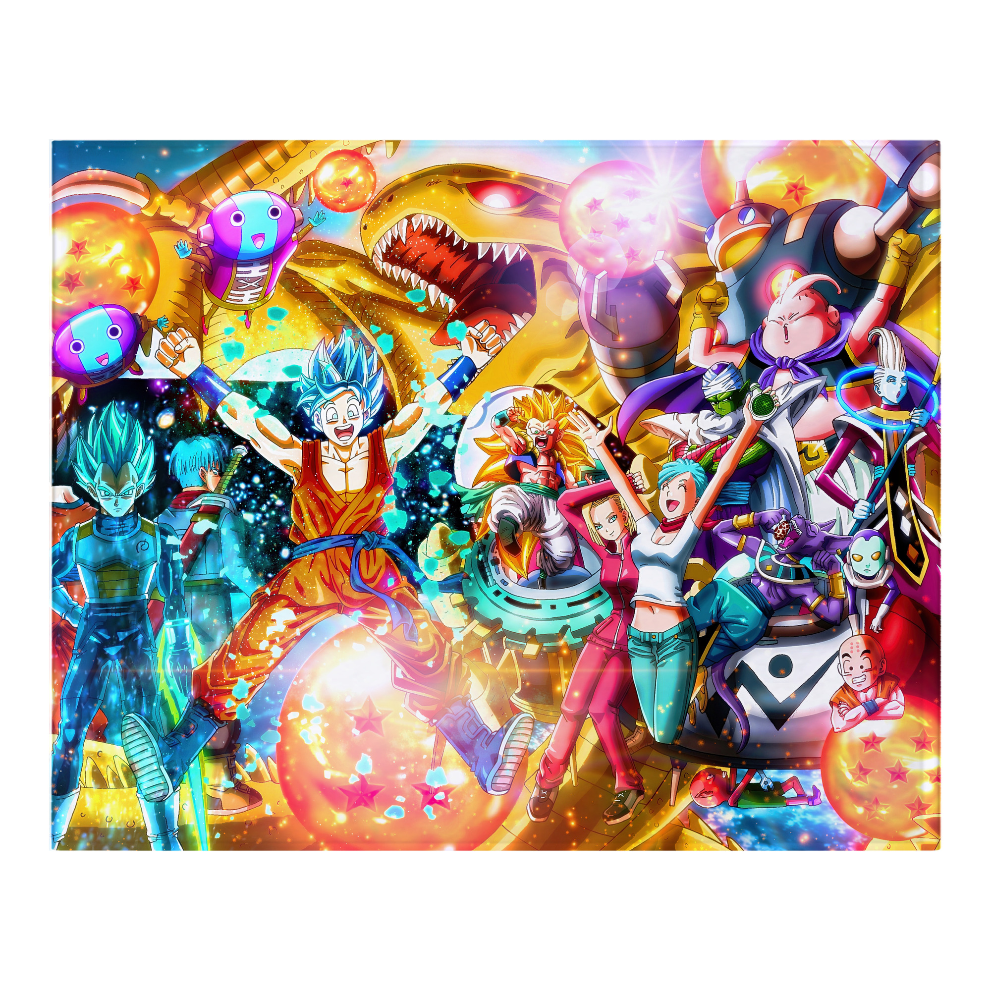 （画像用） ドラゴンボール DRAGON BALL フランネルブランケット・多サイズ対応（横型）